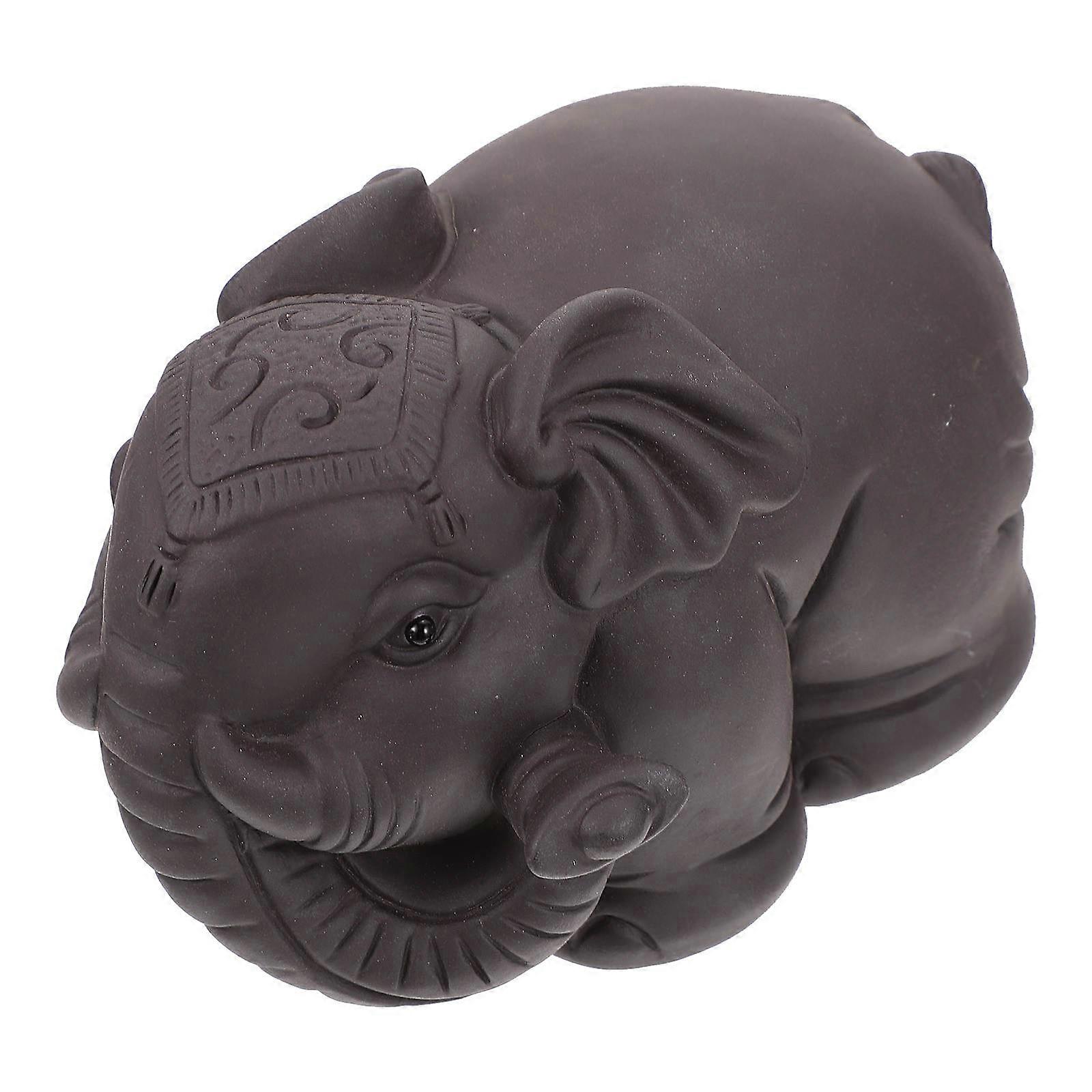 Lovely Elephant Decor Ceramic Elephant Decoration for Decoration 2Pcs
