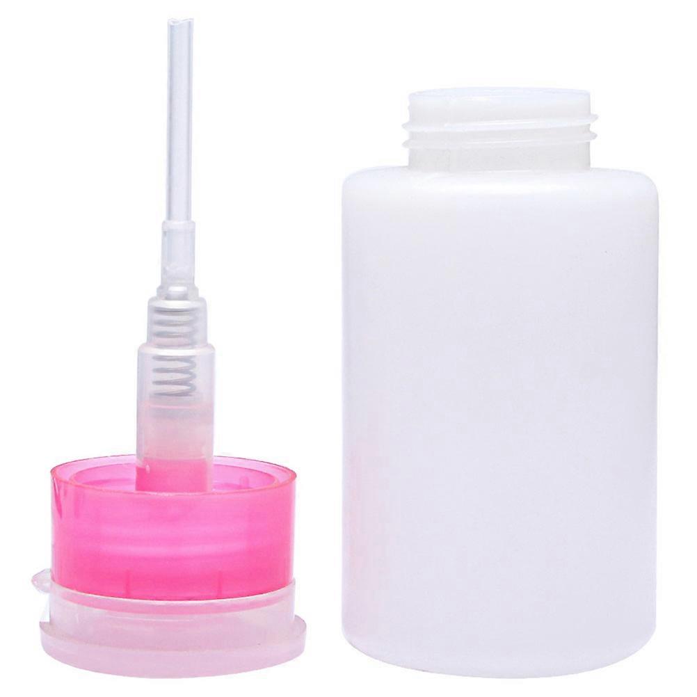 Nail Remover Push Down Lockable Bottle Plastic Pump Dispenser 3Pcs
