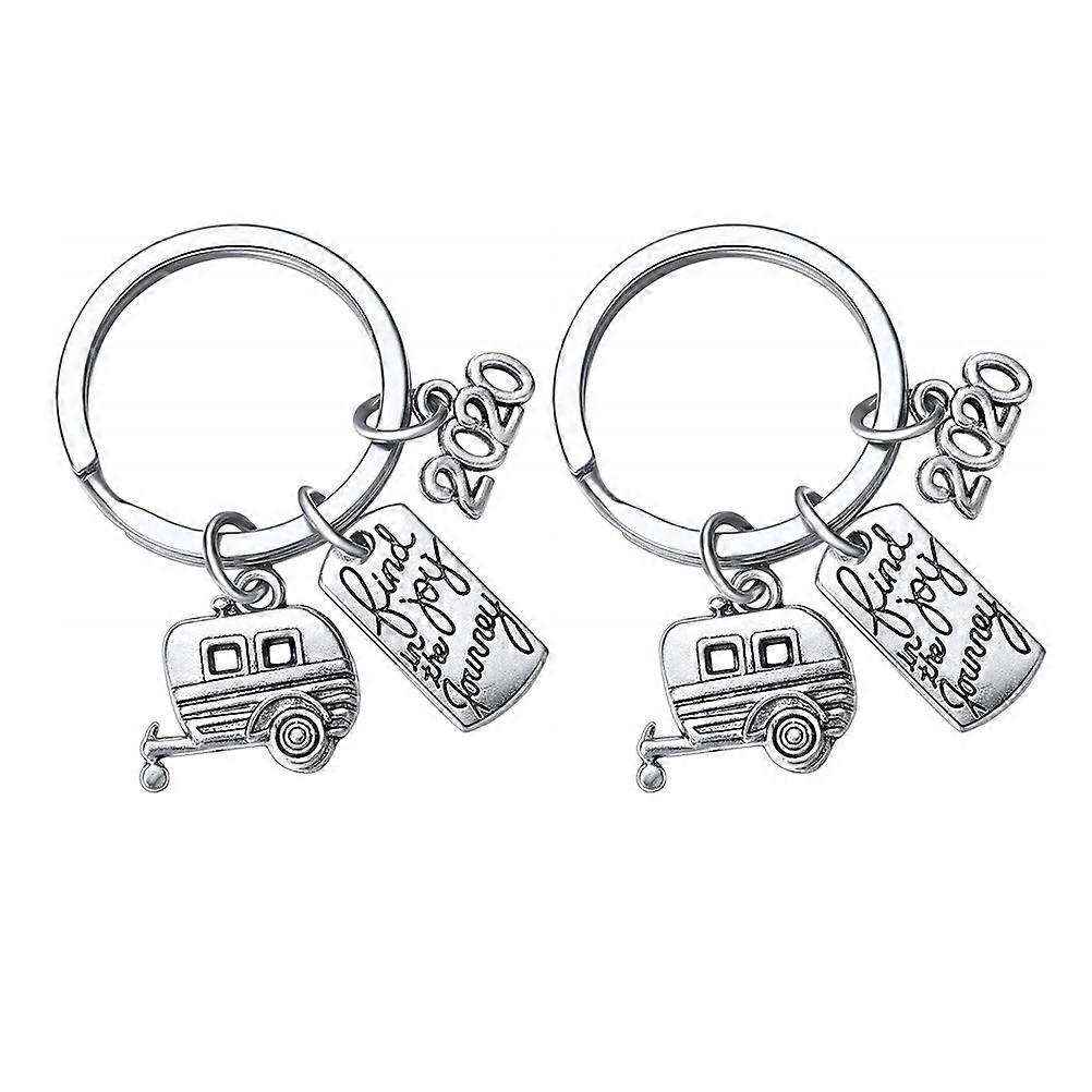 Camper Key Chain for Decoration 6Pcs 2020 Trailer Keyring