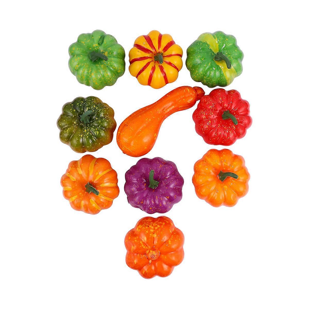 Halloween Scene Decoration Simulation Pumpkin for 20Pcs Mini Pumpkins