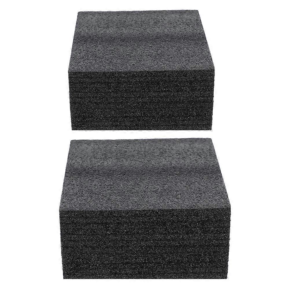Floral Foam Blocks 2Pcs Square High-Density Black Base For Home Decor Professional Florist Design