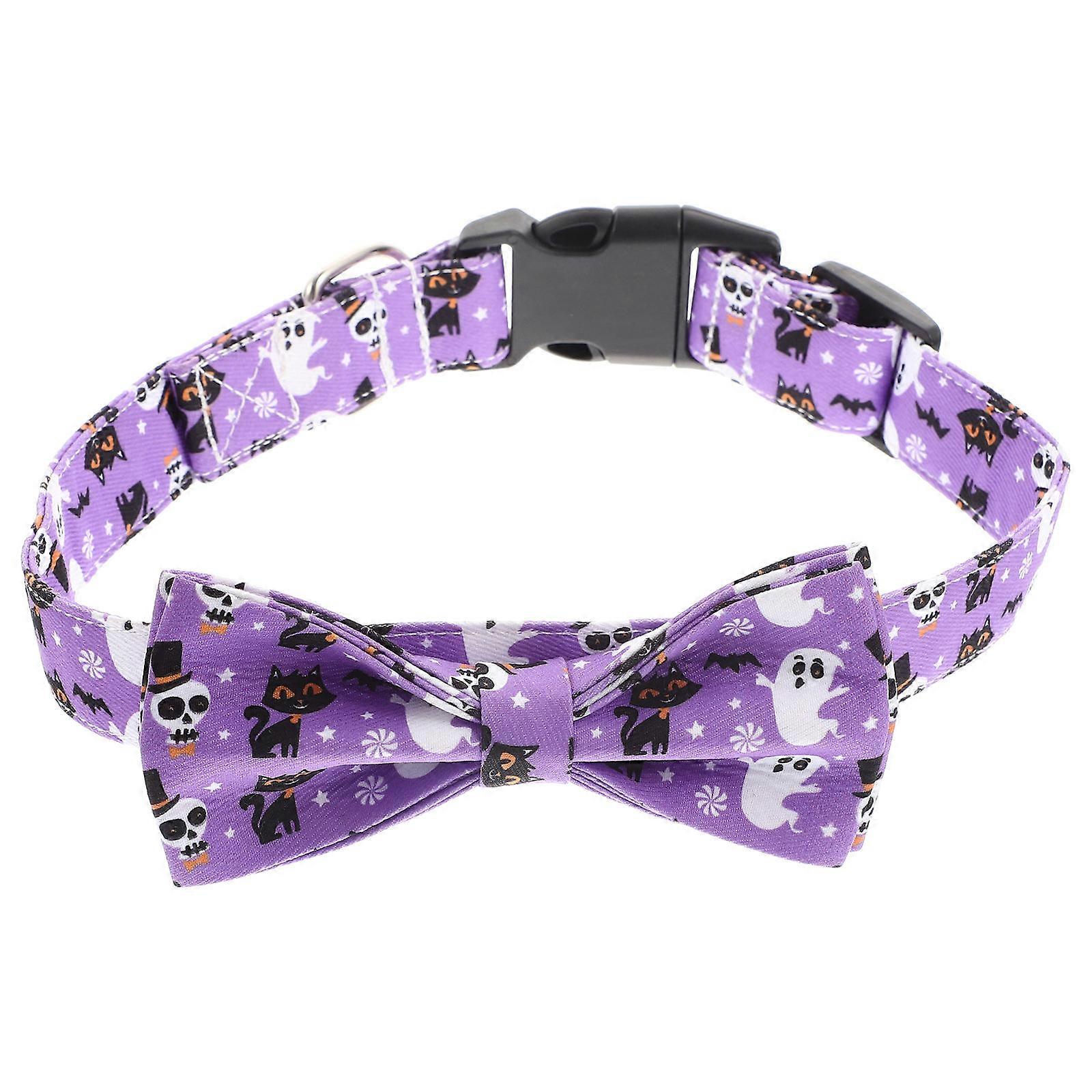 Collar Halloween Cat Bowknot Collar for Party 3Pcs