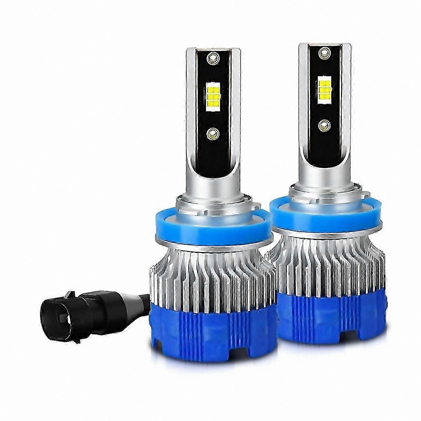 H11 LED Fog Lights, 50W 5000LM 6000K Car Headlights with Canbus Function