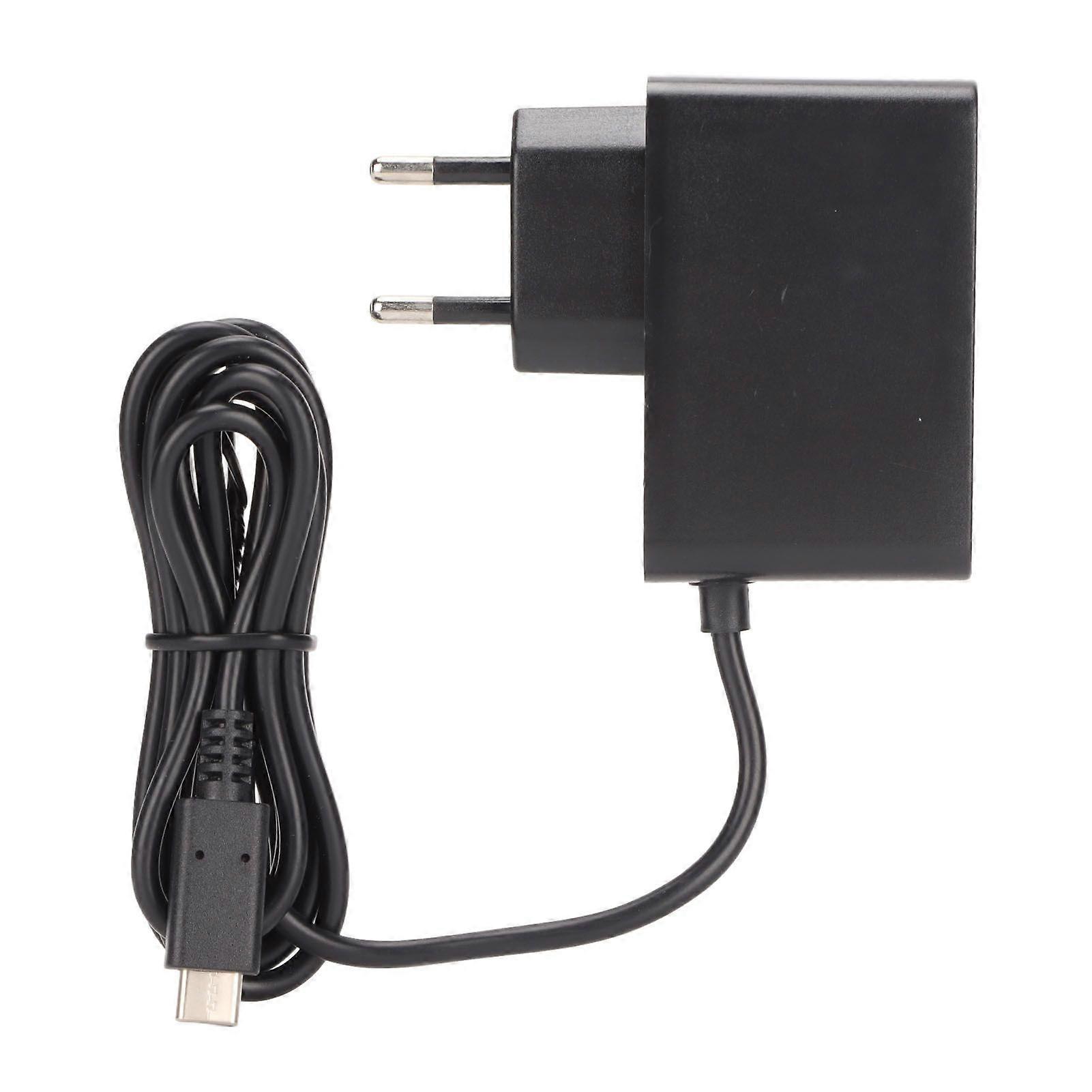 For Switch AC Adapter 5V 2.4A Output Type C Interface Wall Charger for Switch Console 100240V EU Plug