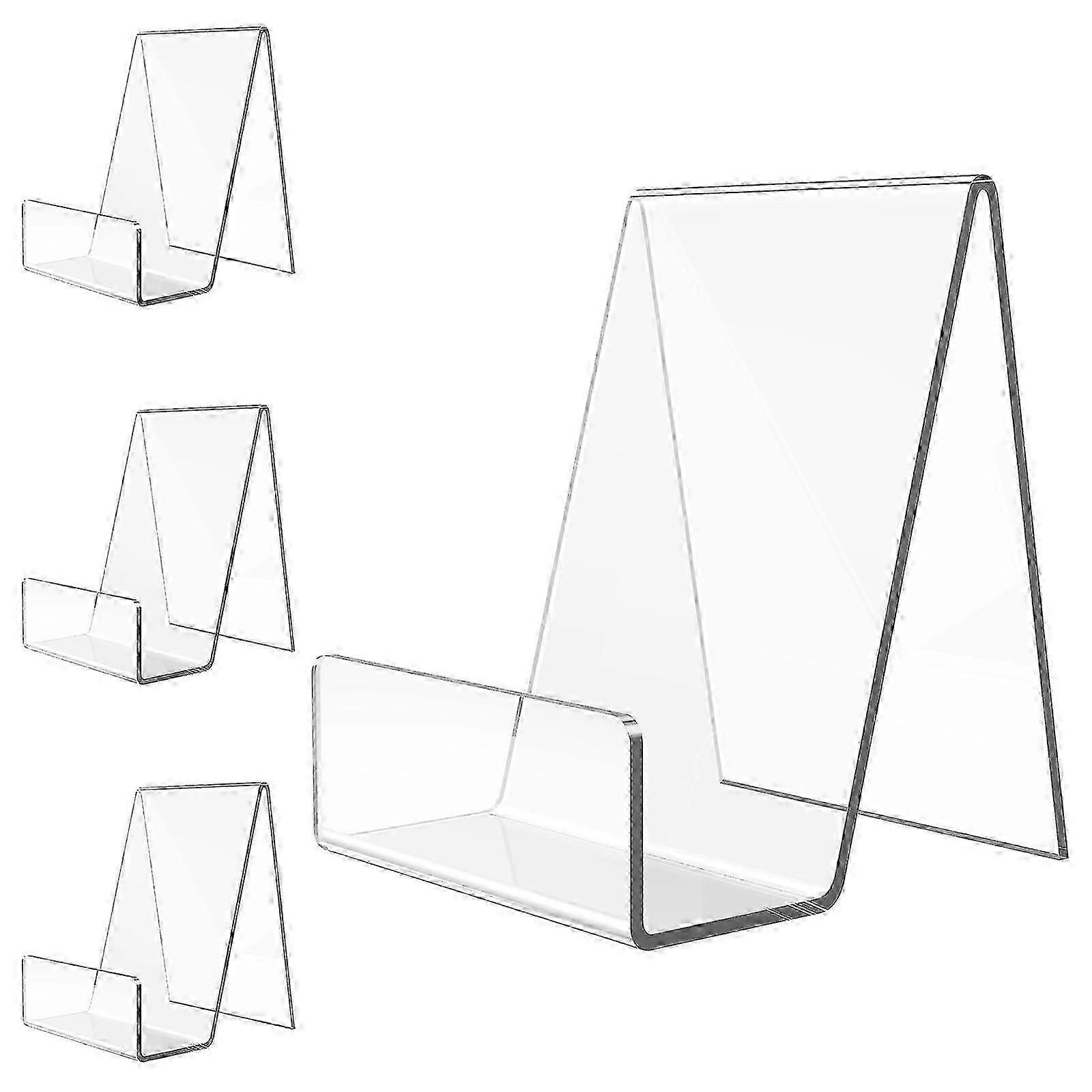 4 Pack Clear Book Stand for Display or Holder_SZXM