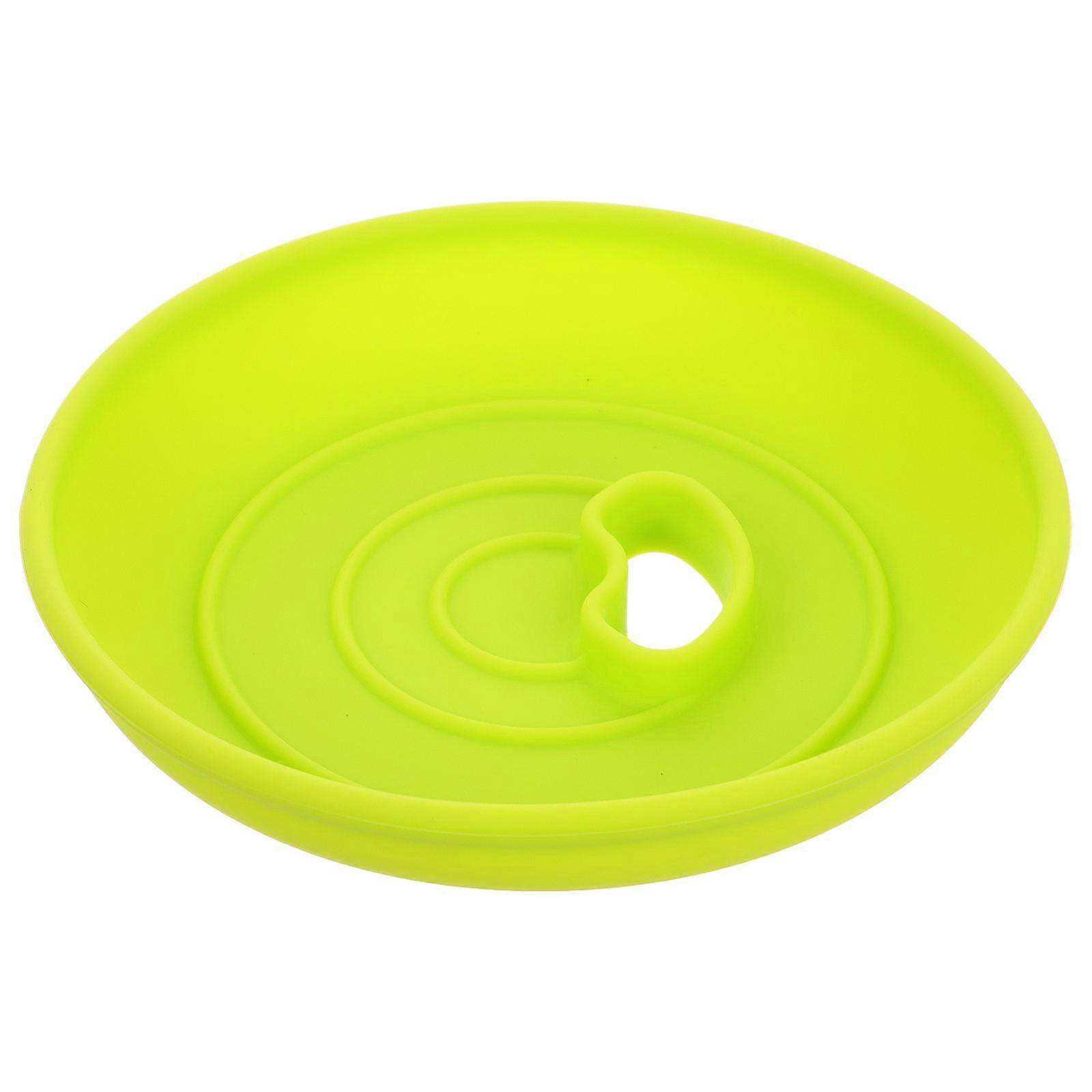 Green Silicone Snack Tray for Cans 5Pcs Versatile Reusable Snack Serving Tray