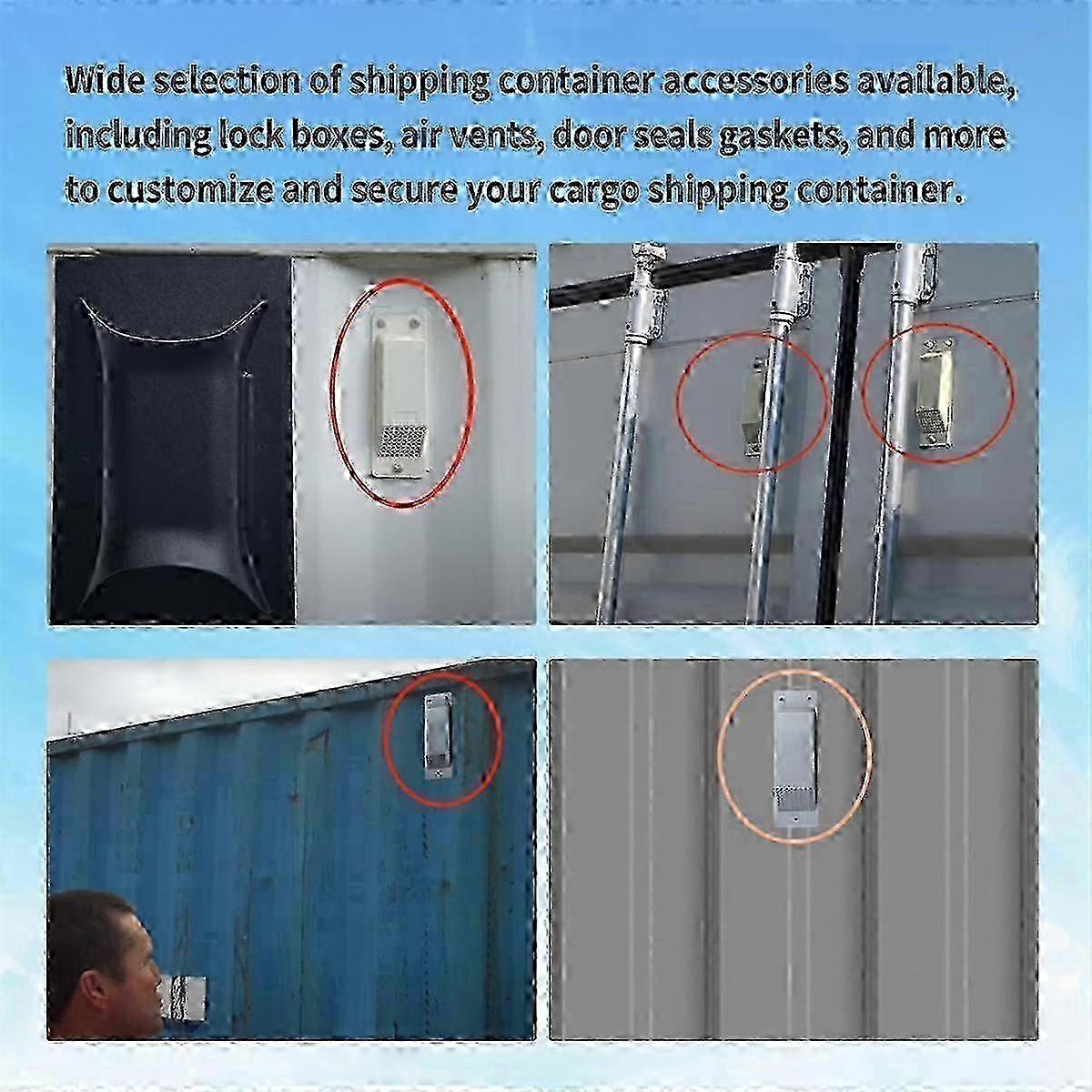 Ventilation kit for cargo containers - 8 air vents set