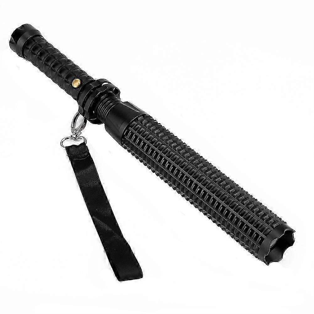 Telescopic Self - Protecting Stun Security Baton Flashlight