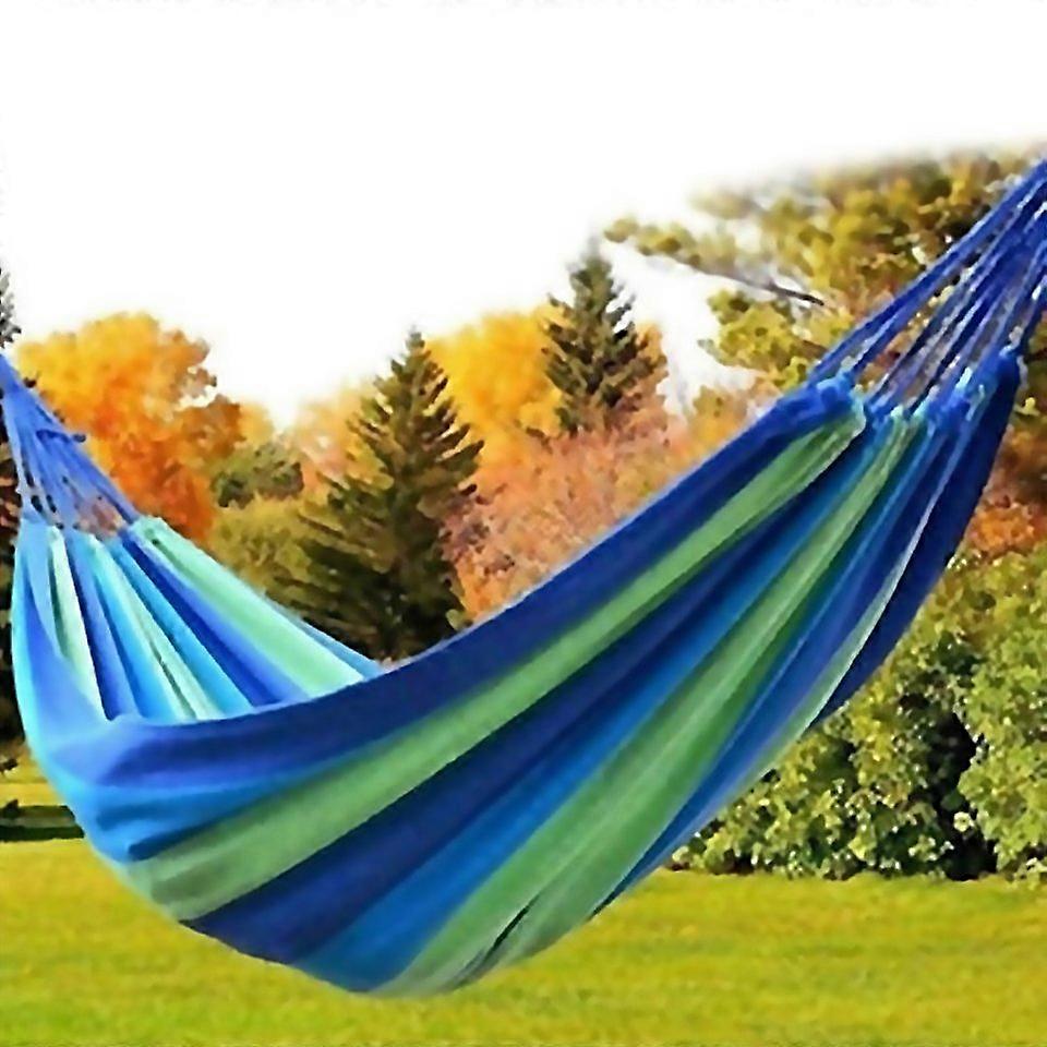 For Strip Single Camping Outdoor Canvas Hammock Size 185cm X