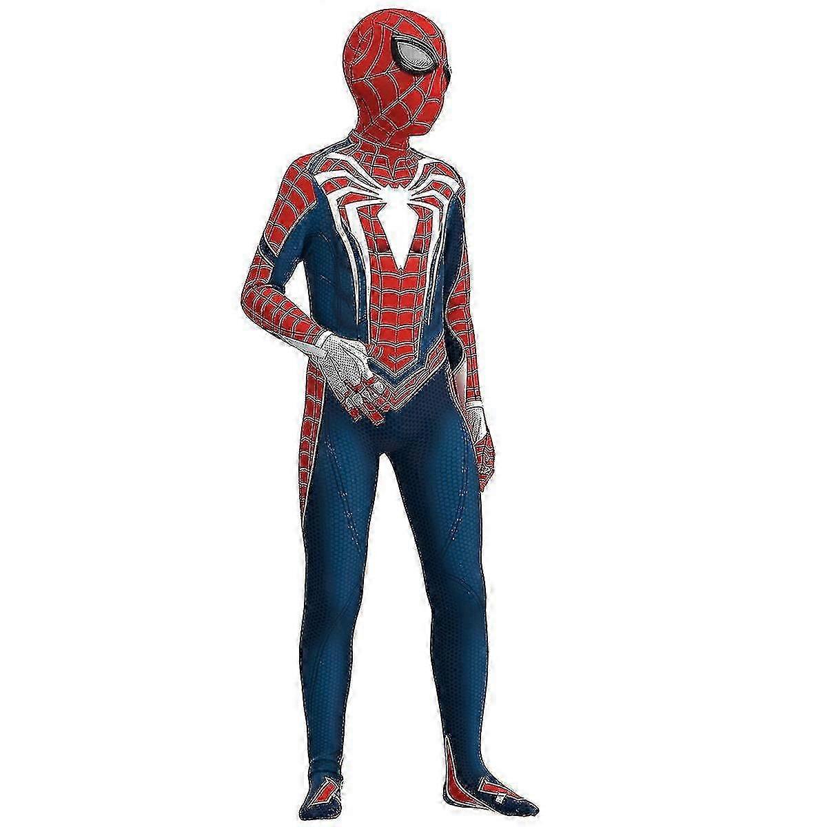 スパイダーマンアドバンストスーツコスプレコスチュームパーティージャンプスーツフィットキッズウェア