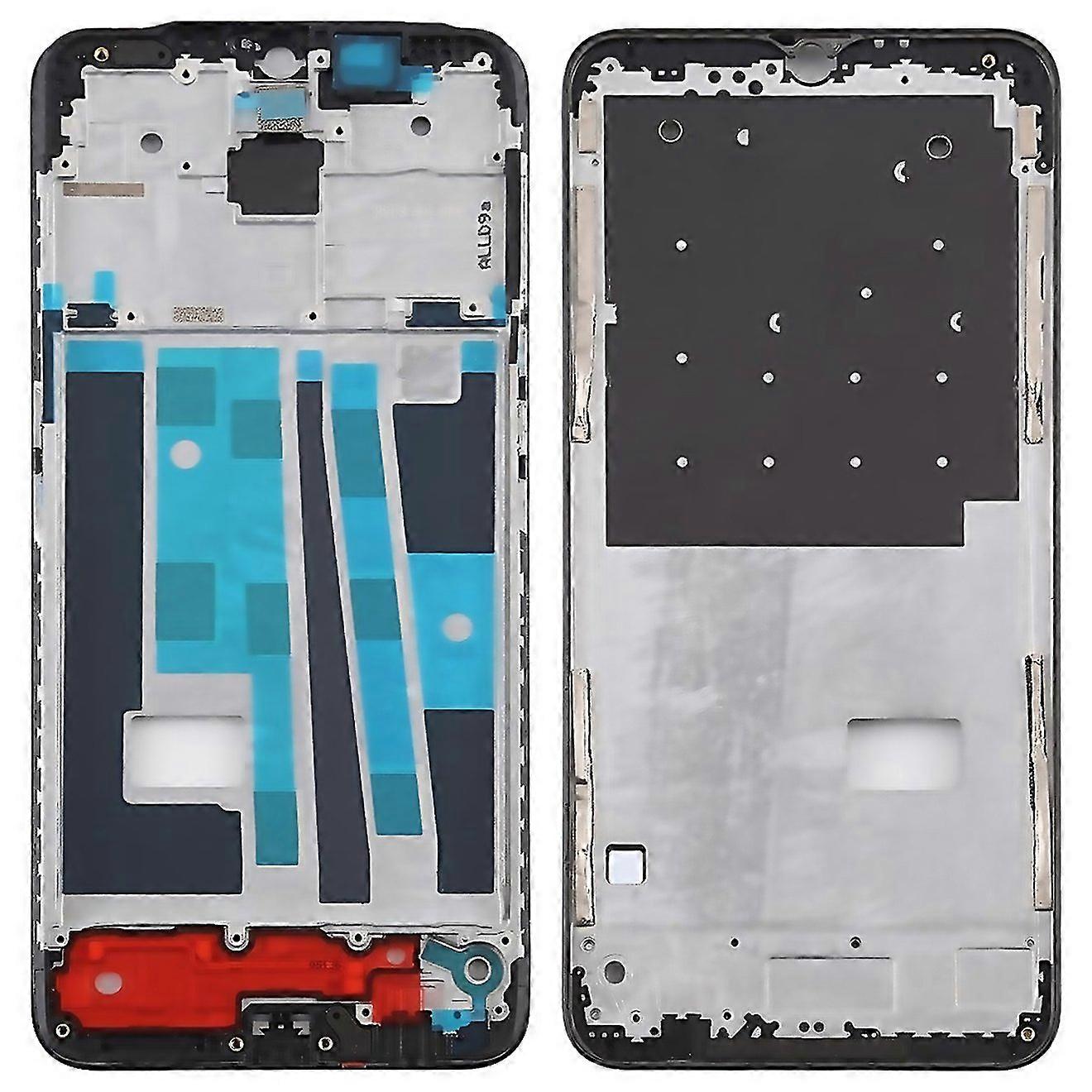 For Oppo A9 Front Housing Lcd Frame Bezel Plate Black