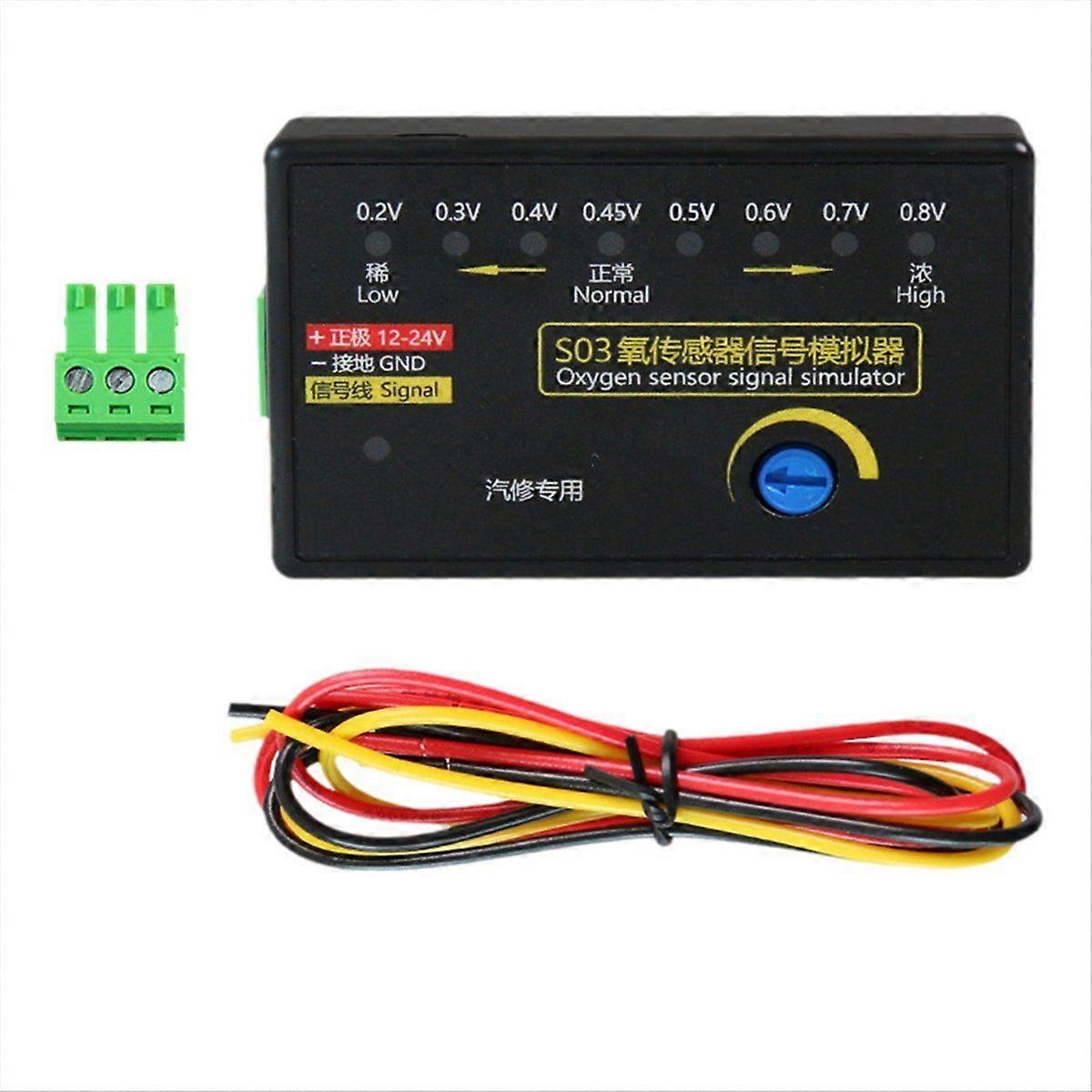 New S03 Oxygen Sensor Mini Type Automobile Oxygen Sensor Signal Simulator, Four-Wire Oxygen Sensor Signal