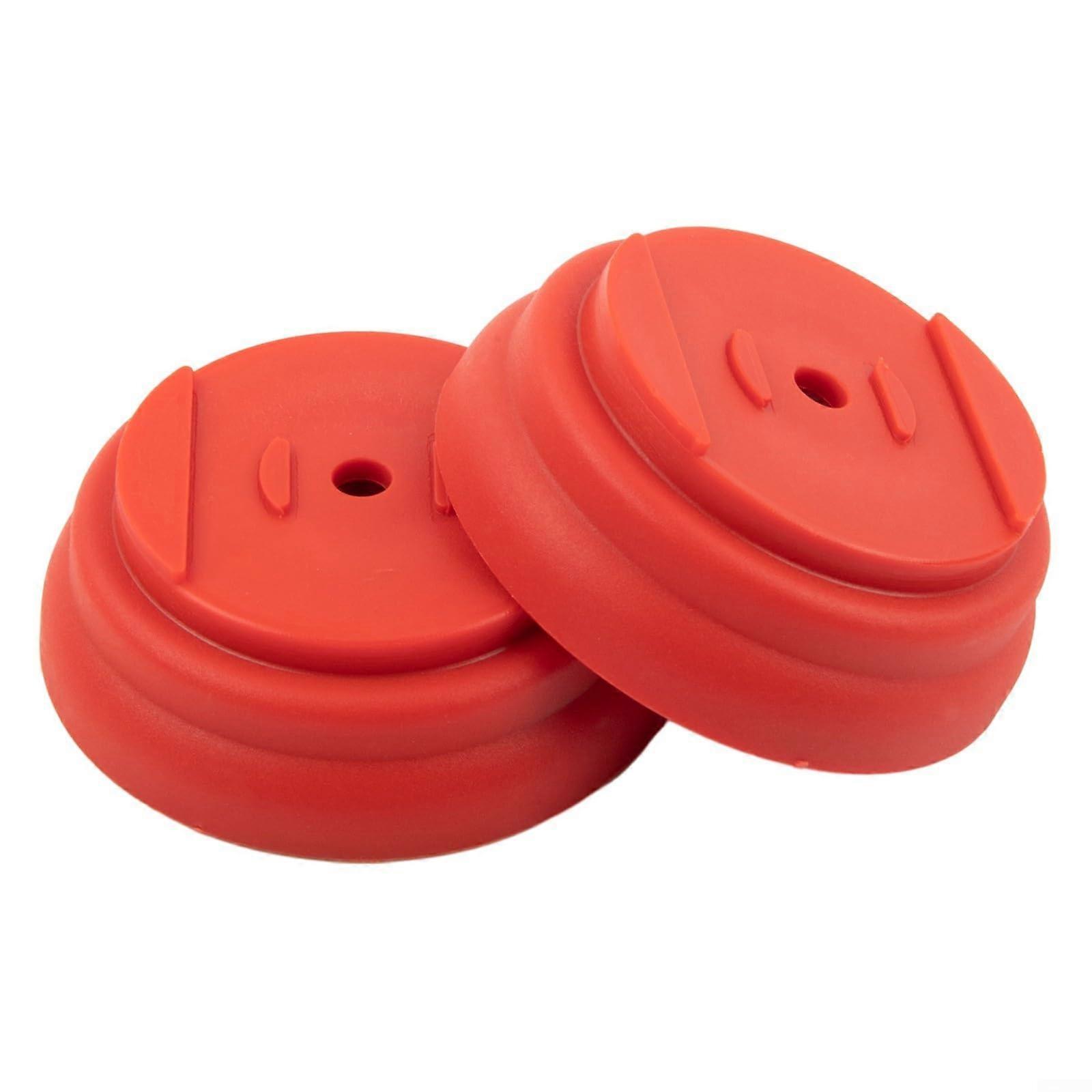 Blade Bases Set Of 2 For Electric Cordless Grass Trimmer And Lawn Mower Replacement Parts Red