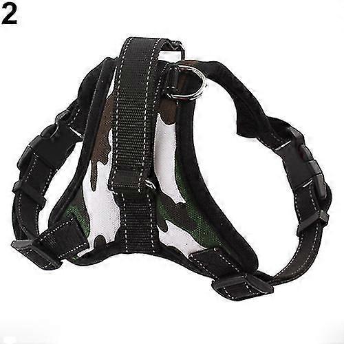 Large Soft Adjustable Harness Pet Walk Out Hand Strap Vest Collar Dog Harness 25-26s