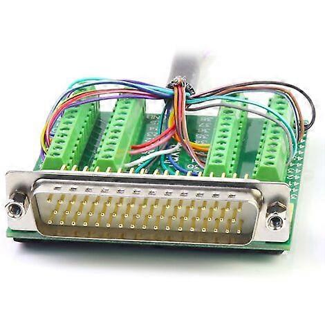 50 50 Pin Connector Three Row Solderless Adapter Board Terminal Block, 50 Core