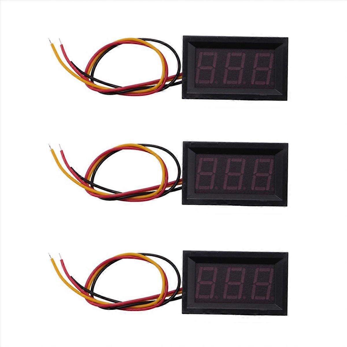 DC0-99.9V 3 Wire LED Display Panel Volt Meter Voltage Voltmeter Motor