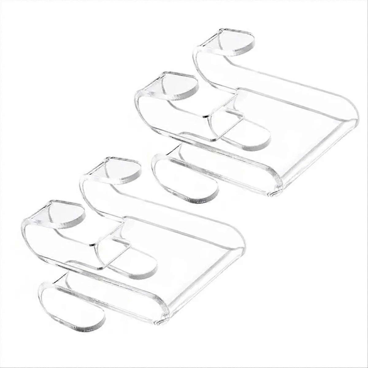 2Pcs Acrylic Glass Door Hanger
