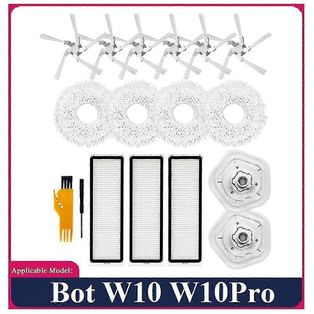17 Replacement Kit Hepa Filter Side Brush Mop Cloth Cleaning Brush
