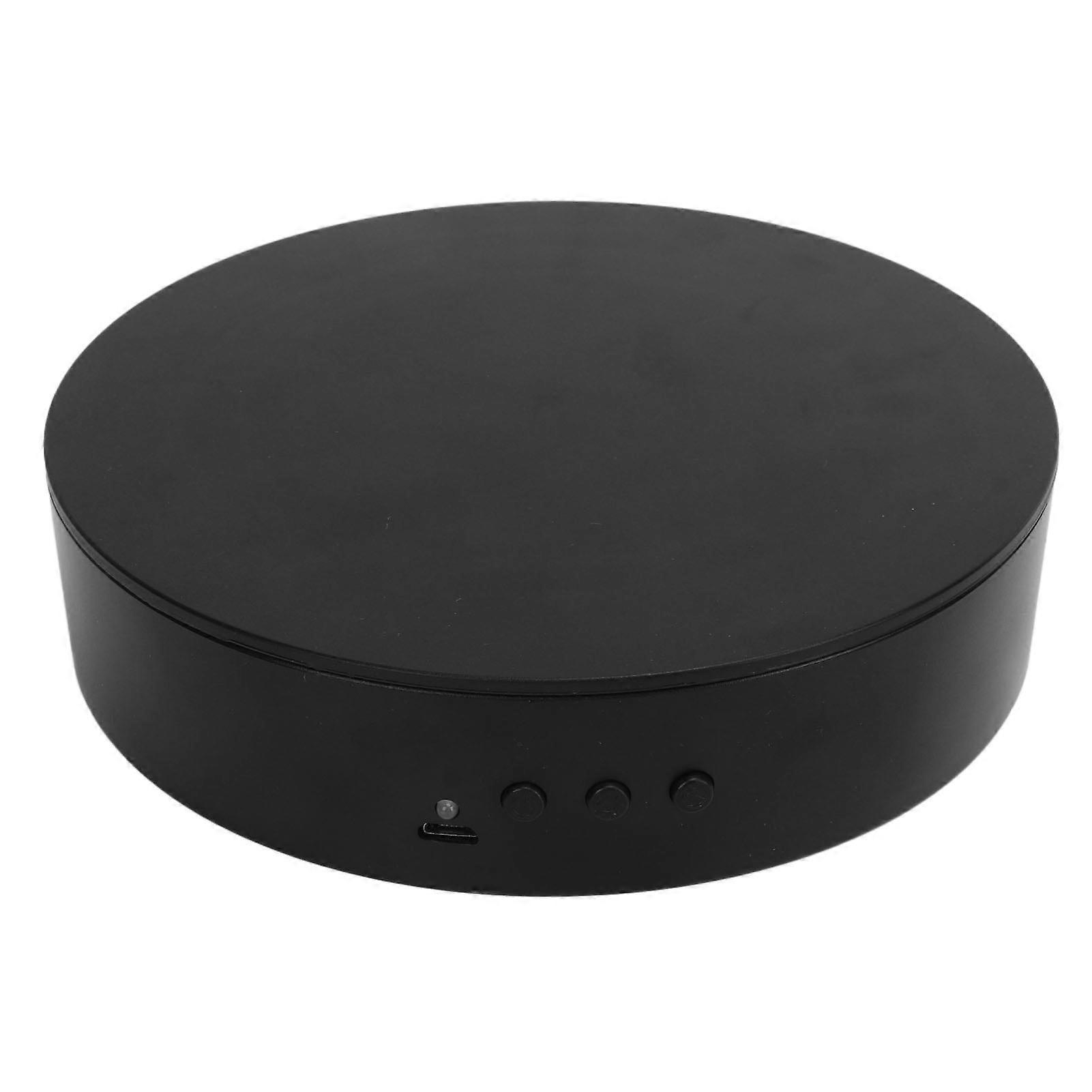 Rotating Display Stand ABS 360 Degree Motorized Turntable Platform with USB Power Cable for Photography Products and Shows 