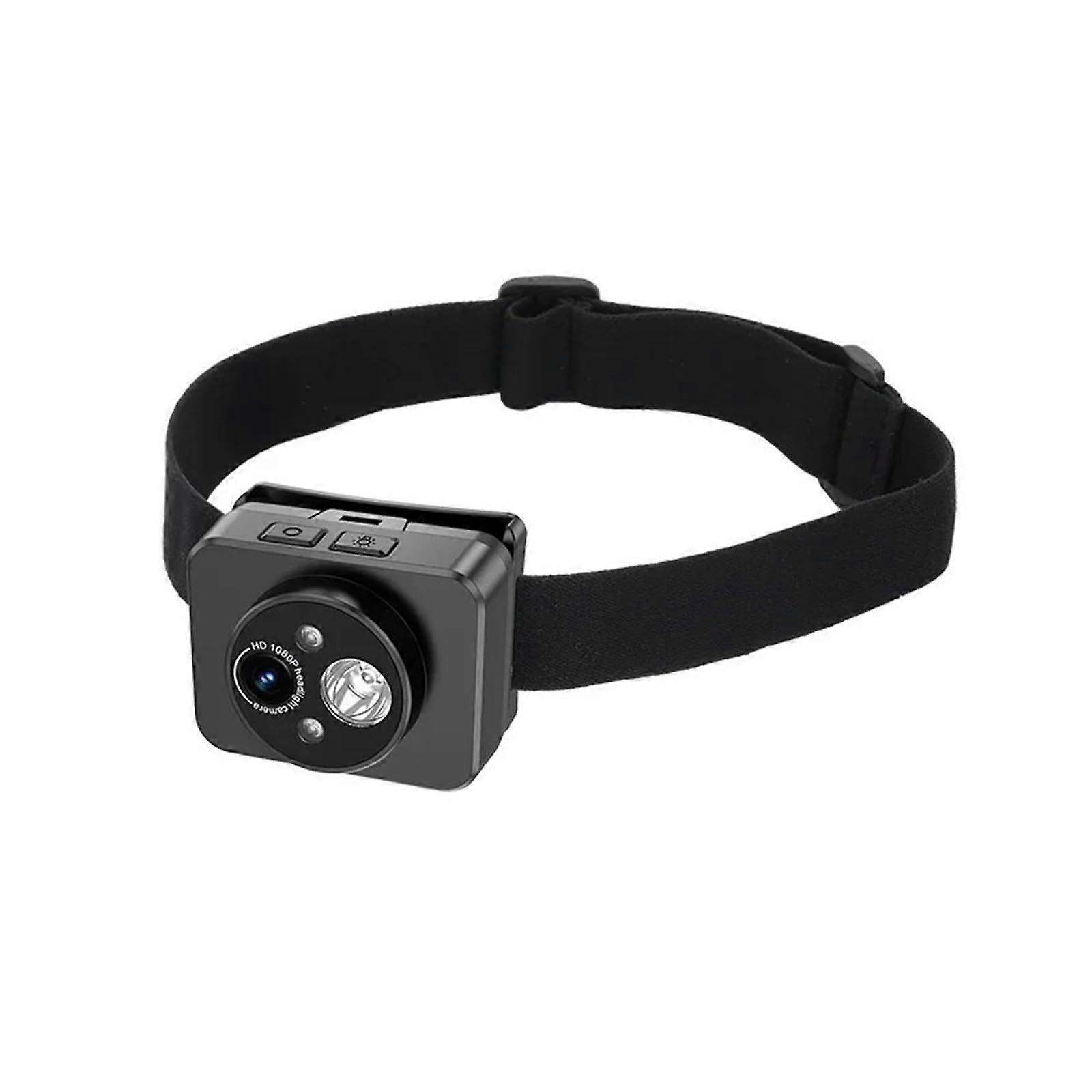 Action Camera Headlight FirstPerson View 2MP Sports Smart Hand Induction Video Recorder BuiltIn Battery Camera Only