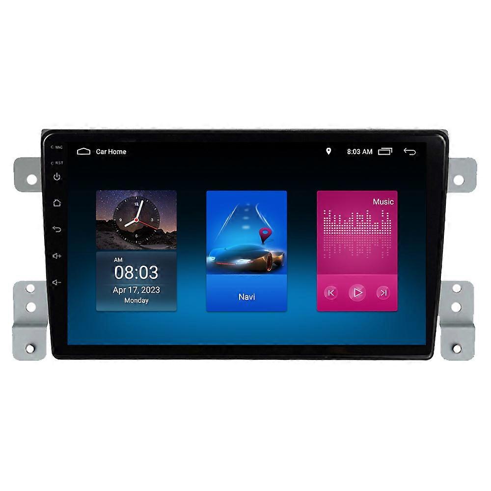 RoverOne Car Stereo Radio Bluetooth CarPlay Android Auto GPS Sat Nav Touch Screen for Suzuki Grand Vitara 3 2005 - 2015