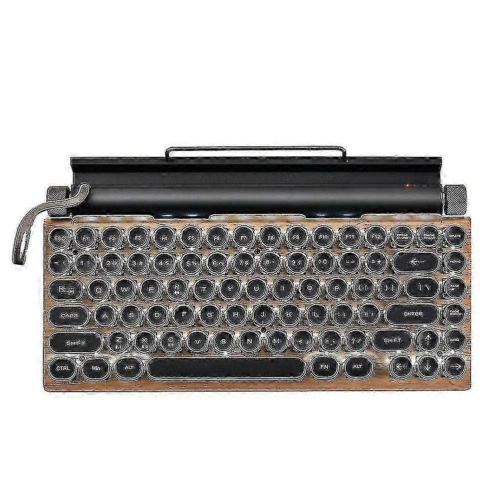 Retro Typewriter Toetsenbord Draadloze Bluetooth Mechanische Toetsenborden 83 Toetsen Computer Toetsenbord voor Schoot