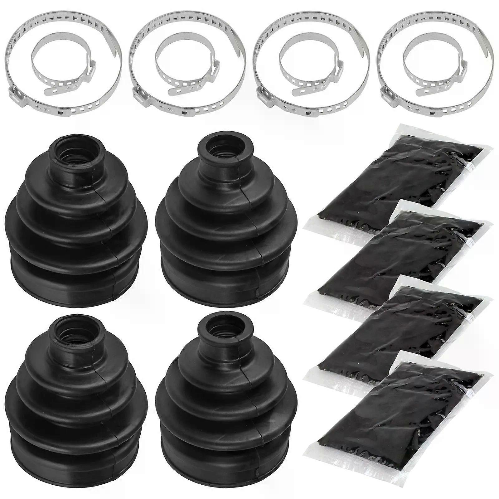 2 Front Axle Inner Outer CV Boot Kit for Honda TRX500FM Foreman 500 4X4 S 05-13 NO.80398