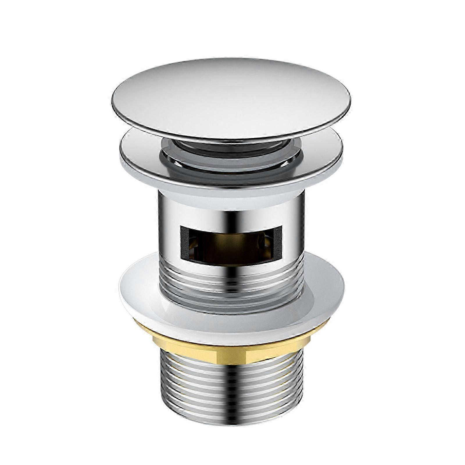 Durable Solid Brass Waste with spillways/without Reliable Metal Wasters Bathroom Accessory for Basins Stylish Appearance Cs