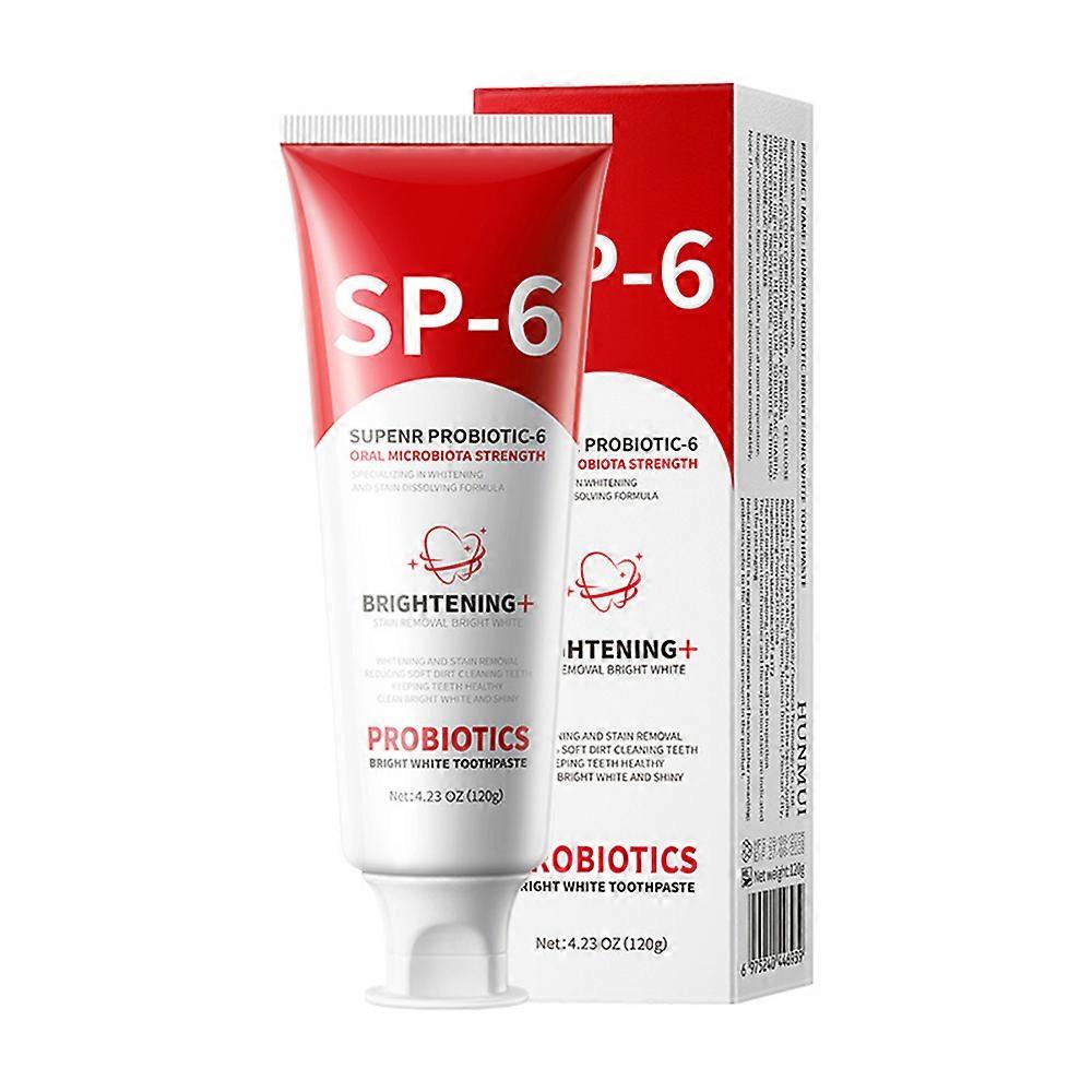 Probiotic Whitening Toothpaste 120g - Eliminates Bad Breath, Whitens And Removes Yellowing