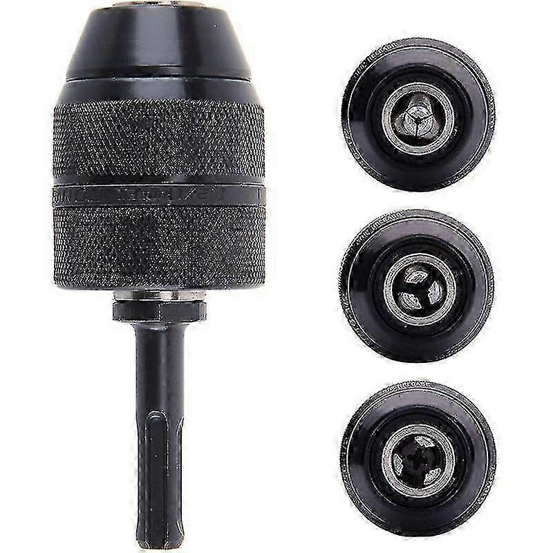 Quick Release SDS Plus Adapter Chuck - Professional Heavy Duty Chuck with Keyless Drill Function_Special Gift
