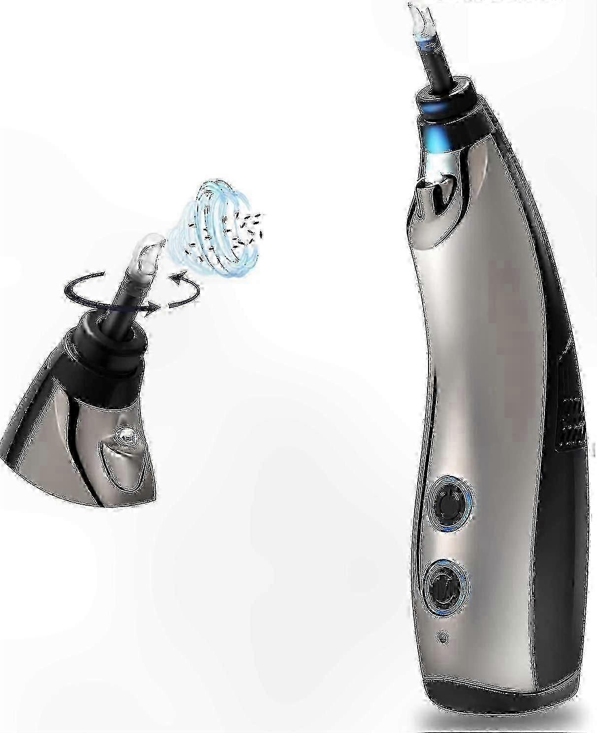Safe Ear Wax Removal Device with Suction, Light, and Rotatable Vacuum for Effective Cleaning