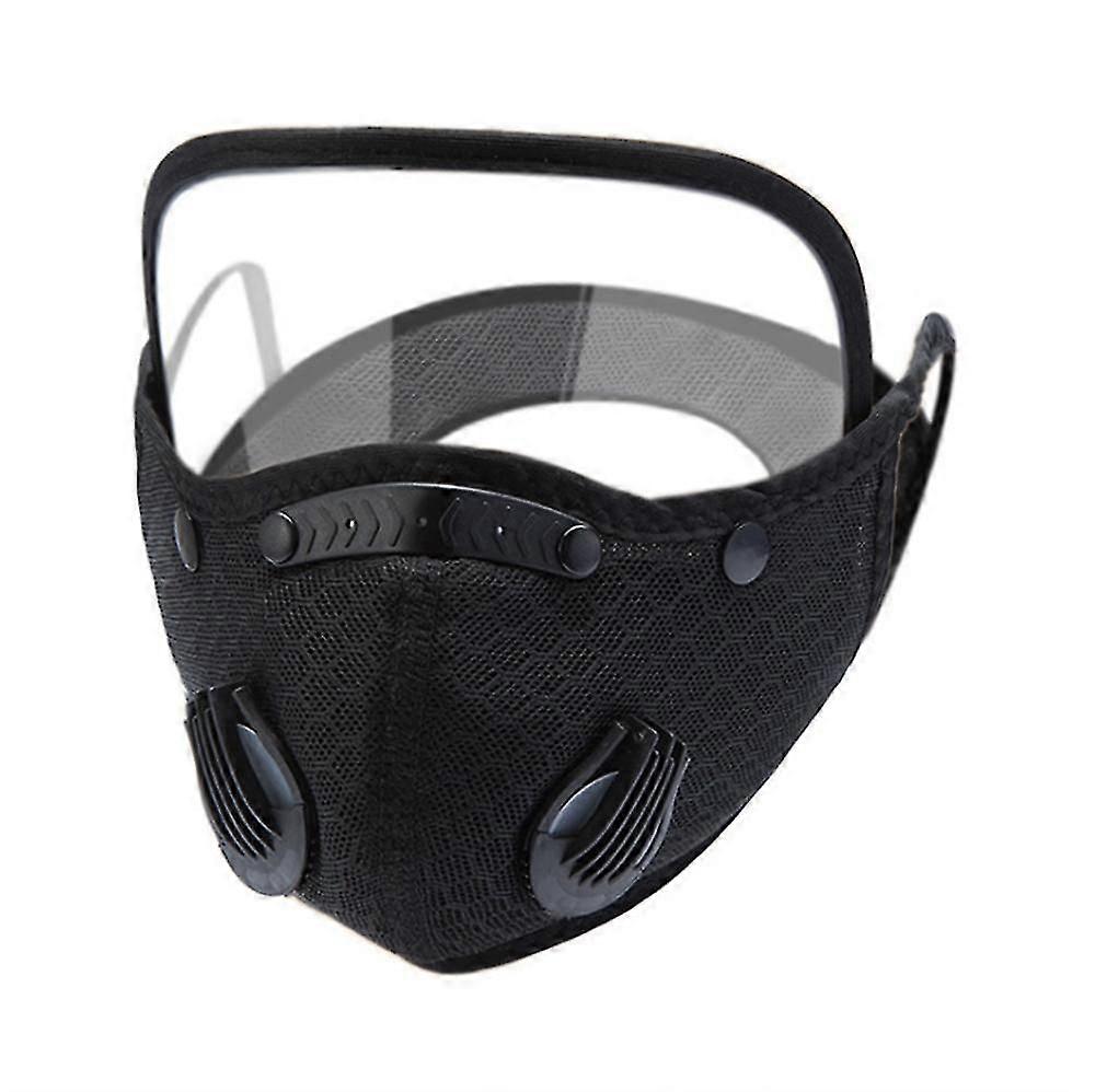 5pcs Face Masks Detachable Protective With Breathing Valve