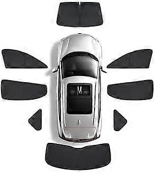Car Front Window Windshield Side Sunshade Visor UV Blocking Foldable Sun Shade 8Piece