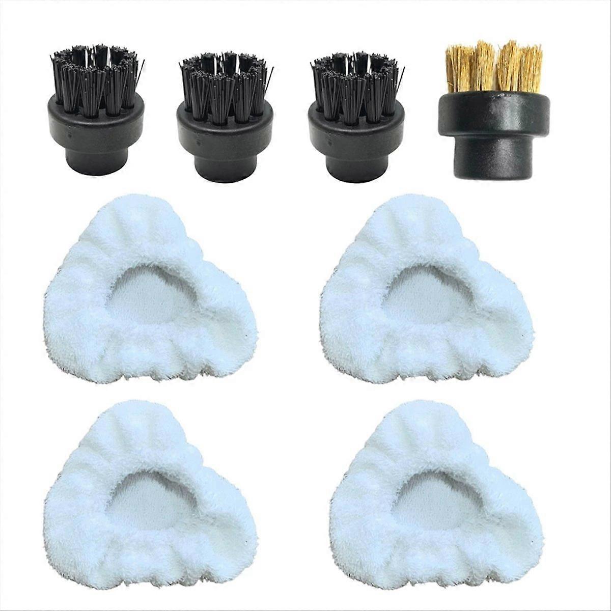 Brushes and Small Triangle Bonnets for Steam Cleaning