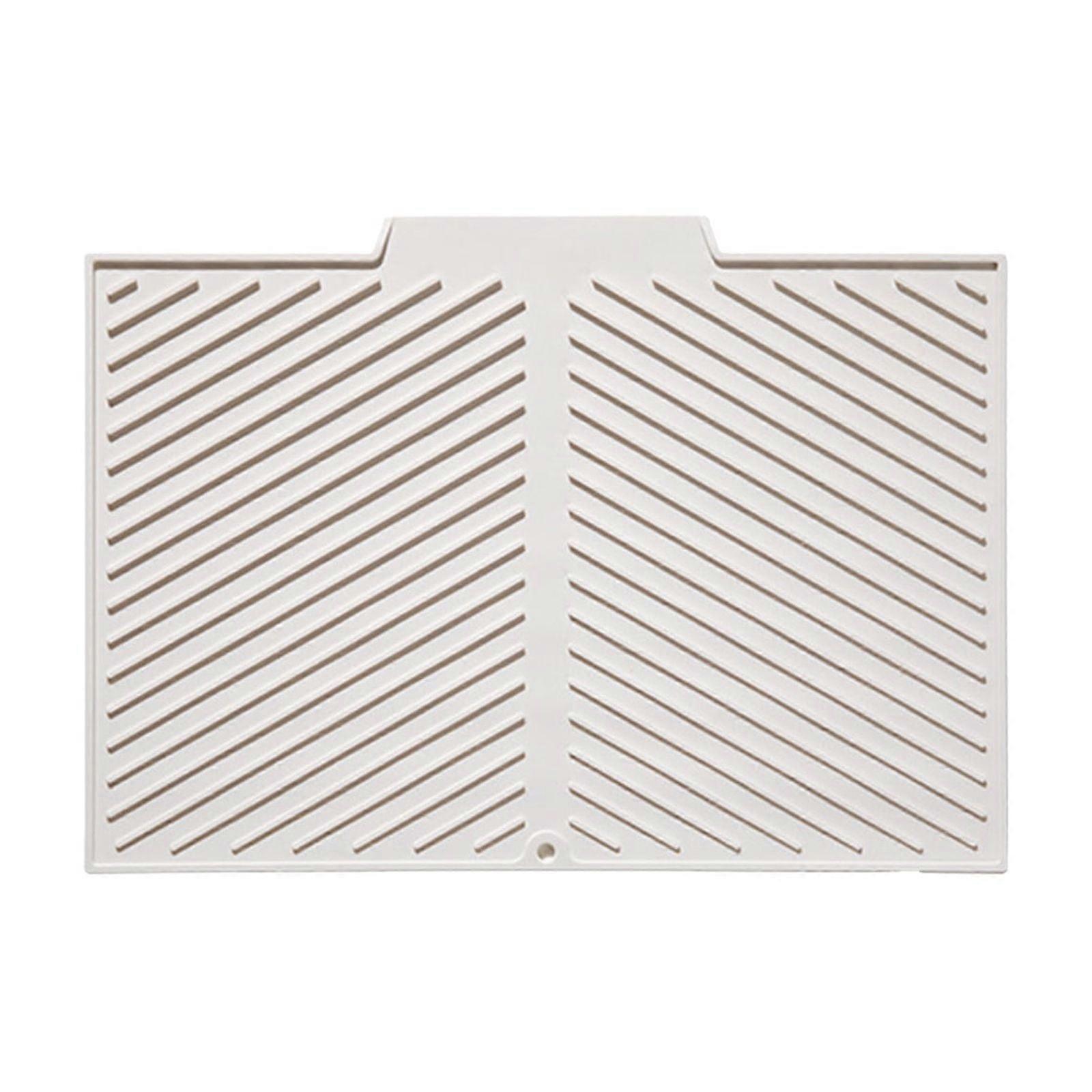 Heat Resistance Non Slip Kitchen Draining Mat Ideal For Protecting Surfaces From Hot Cookware Can Also Be Used For Cutlery Draining Mats