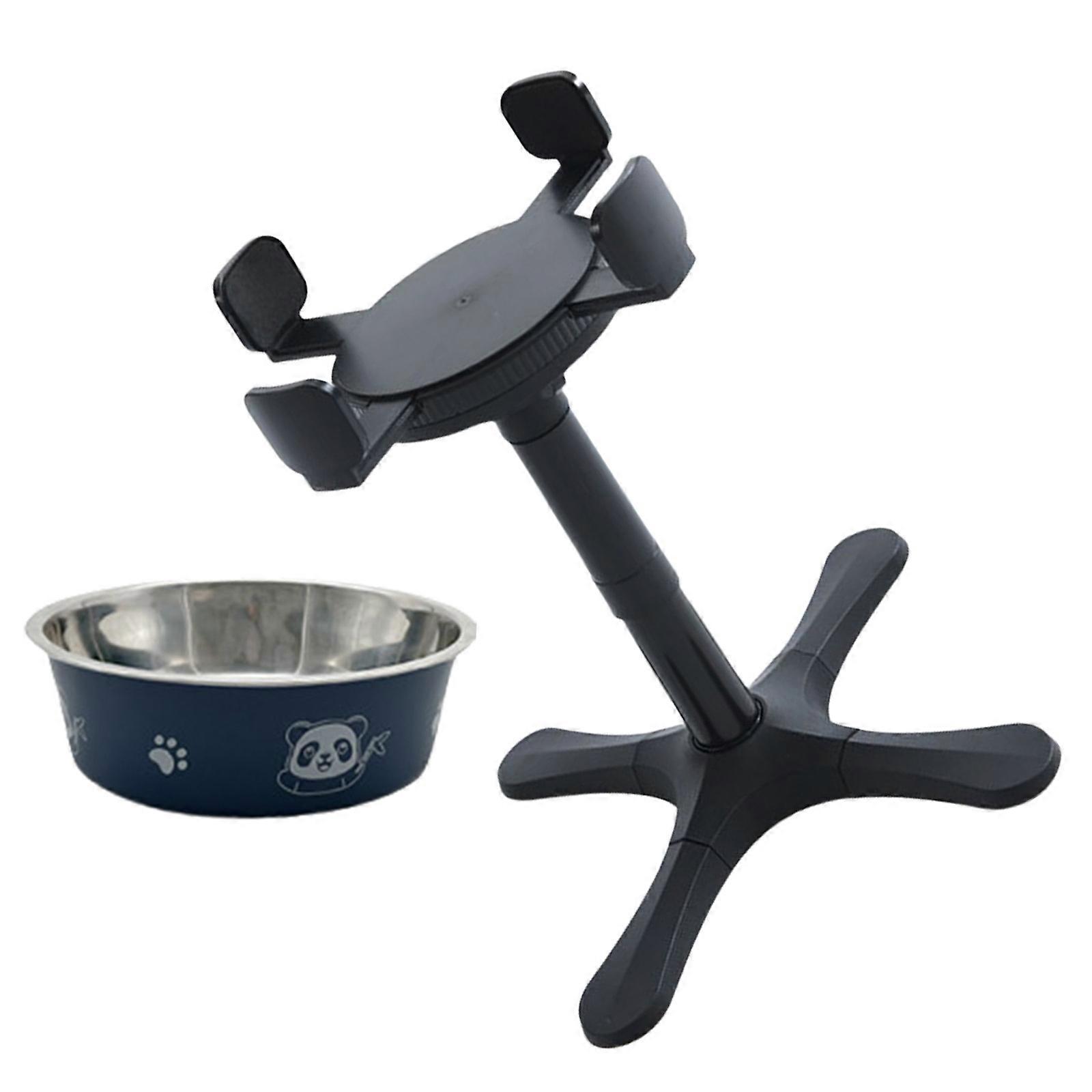 Height Adjustable Dog Feeder Holder Puppy Food Bowl Water Feeder Large Capacity Raised Height Adjustable Multicolor