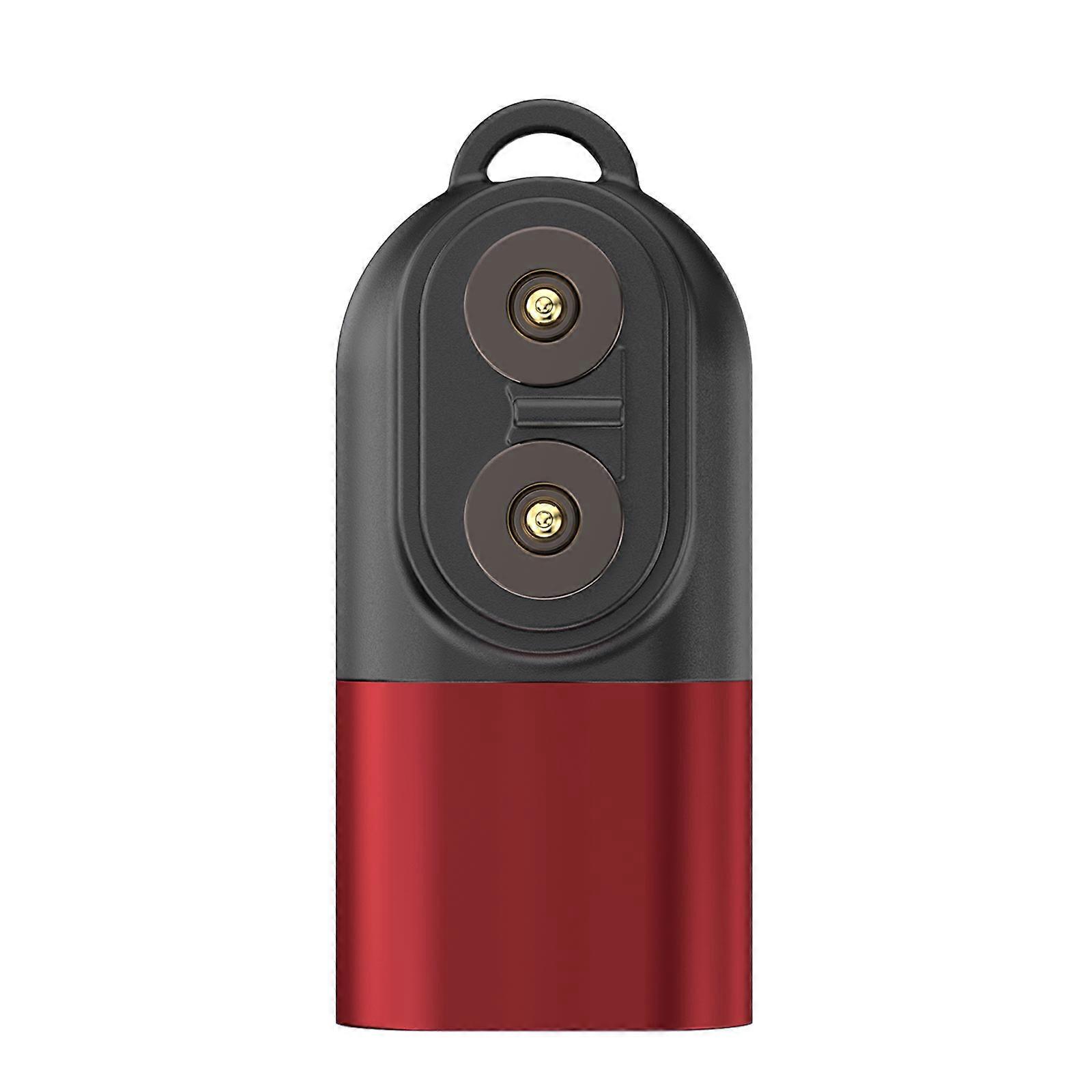Compactly Magnetic Flashlights Charging Adapter Compatibility for H5R P6R H7R Intelligent Circuit Protections Metal Housing  Red