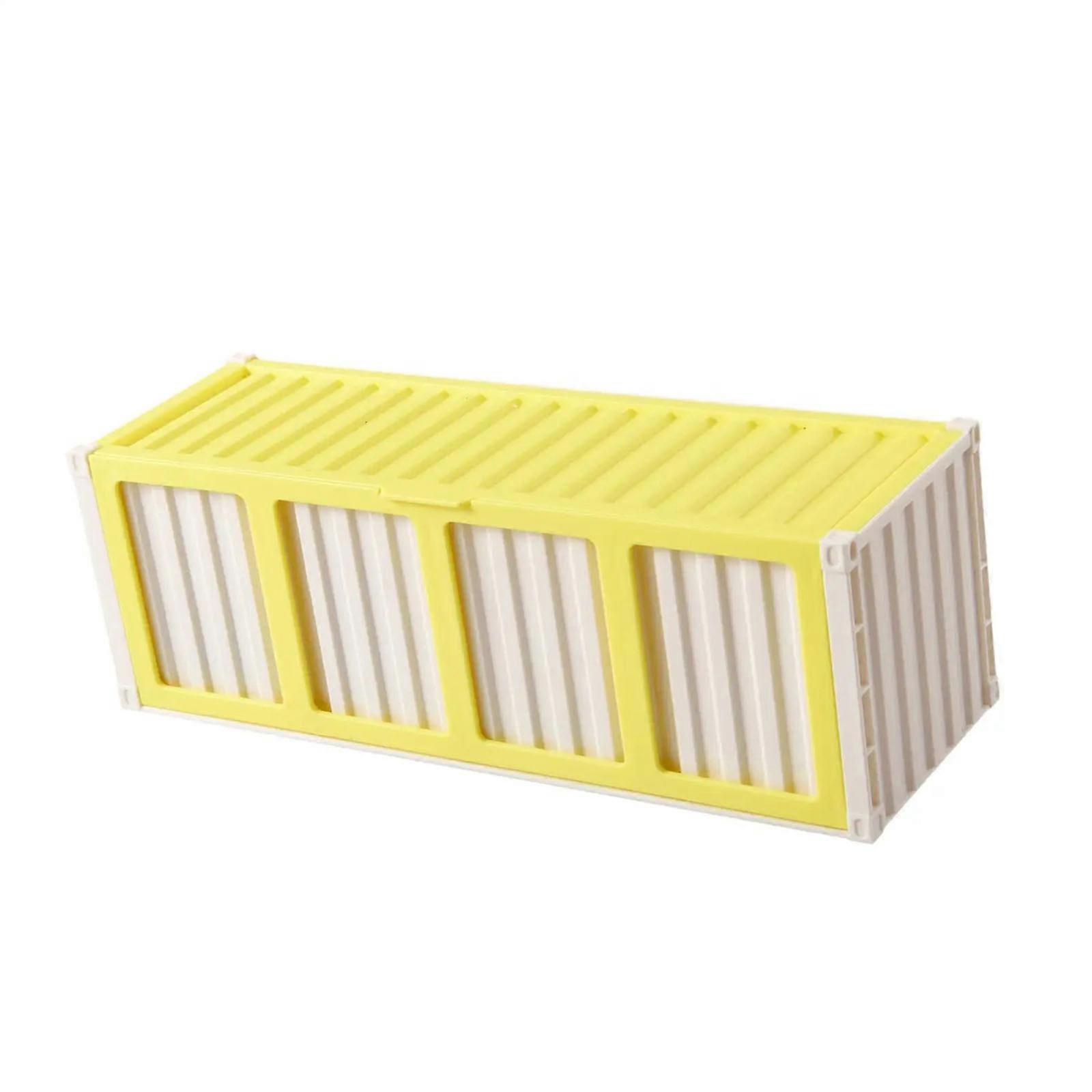 Multifunctional Collectible Card Storage Box Offering Dusts Protecting and Clear Visibility For Display  Yellow