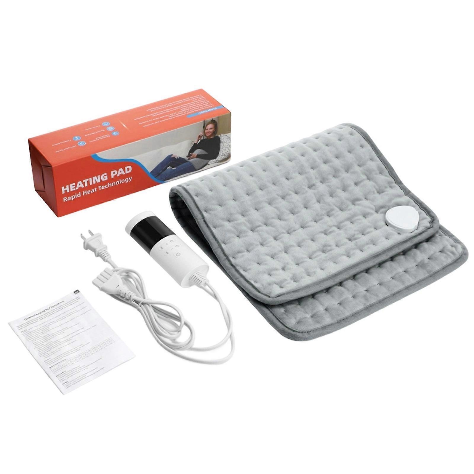 Electric Heated Blanket 9 Level Temperature Control Warm Fleece Energy Efficient 110-120V for Winter Cold Weather Multicolor