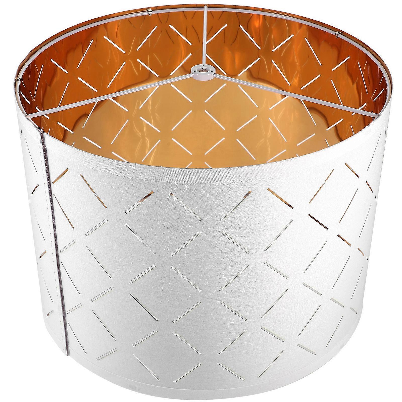 Home White Fabric Table Lamp Shade Replacement for Versatile Lighting