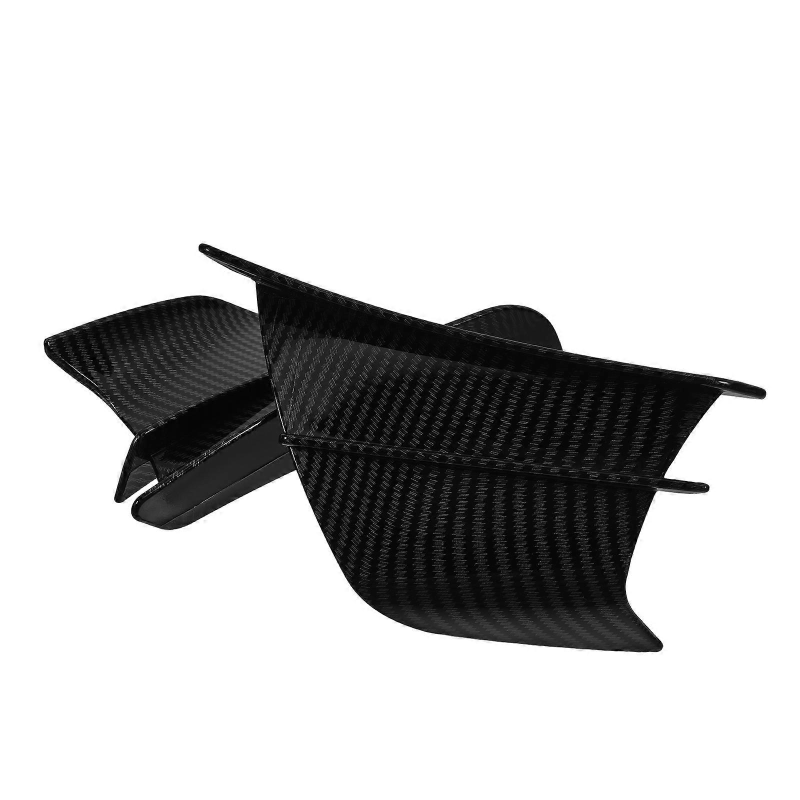 Motorcycle Carbon Fiber Spoiler Wing for Side Airflow Function 1Pair