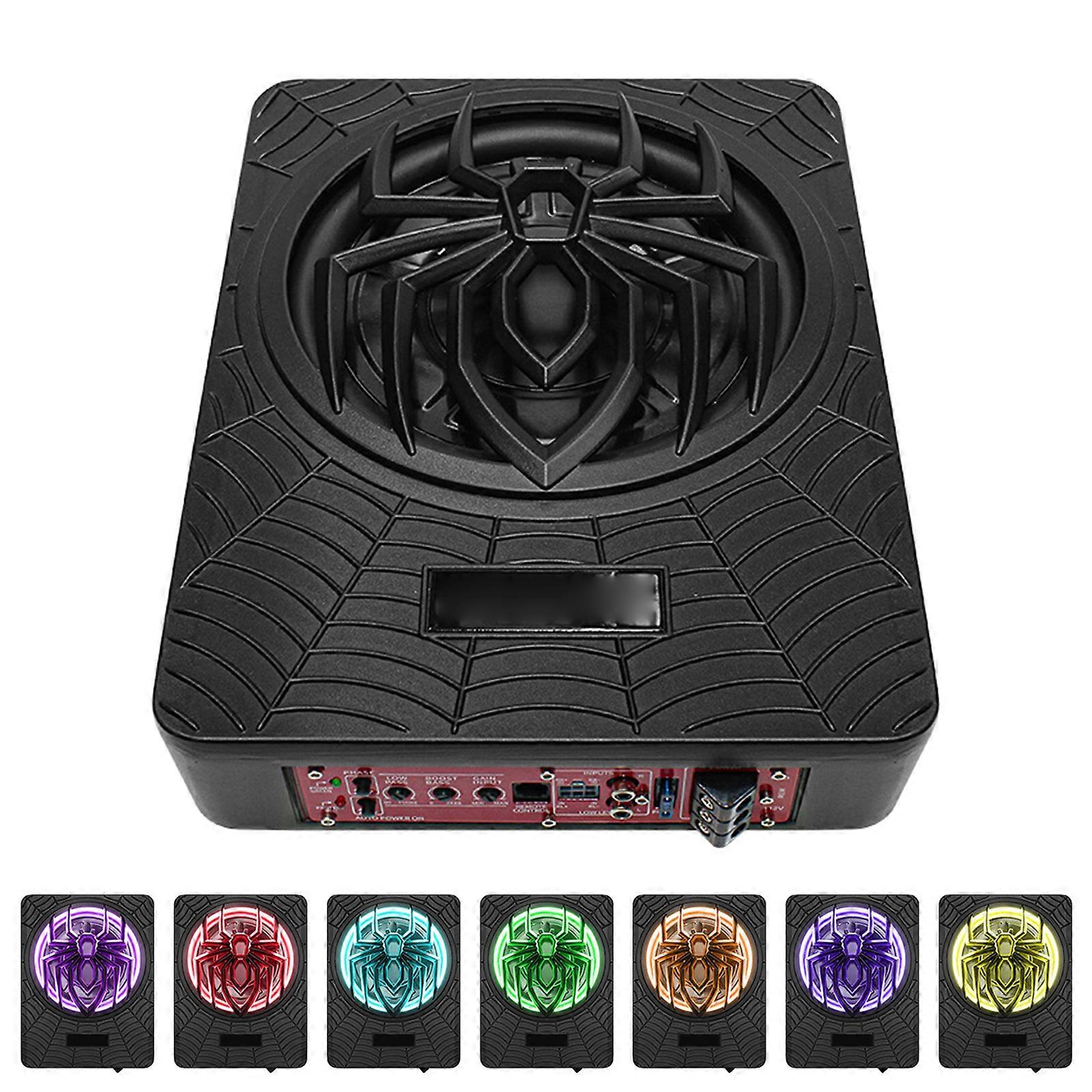 10 Inch Car Subwoofer With Powerful Bass And Multicolor LED Lights For Enhanced In Car Auditory Experiences Multicolor