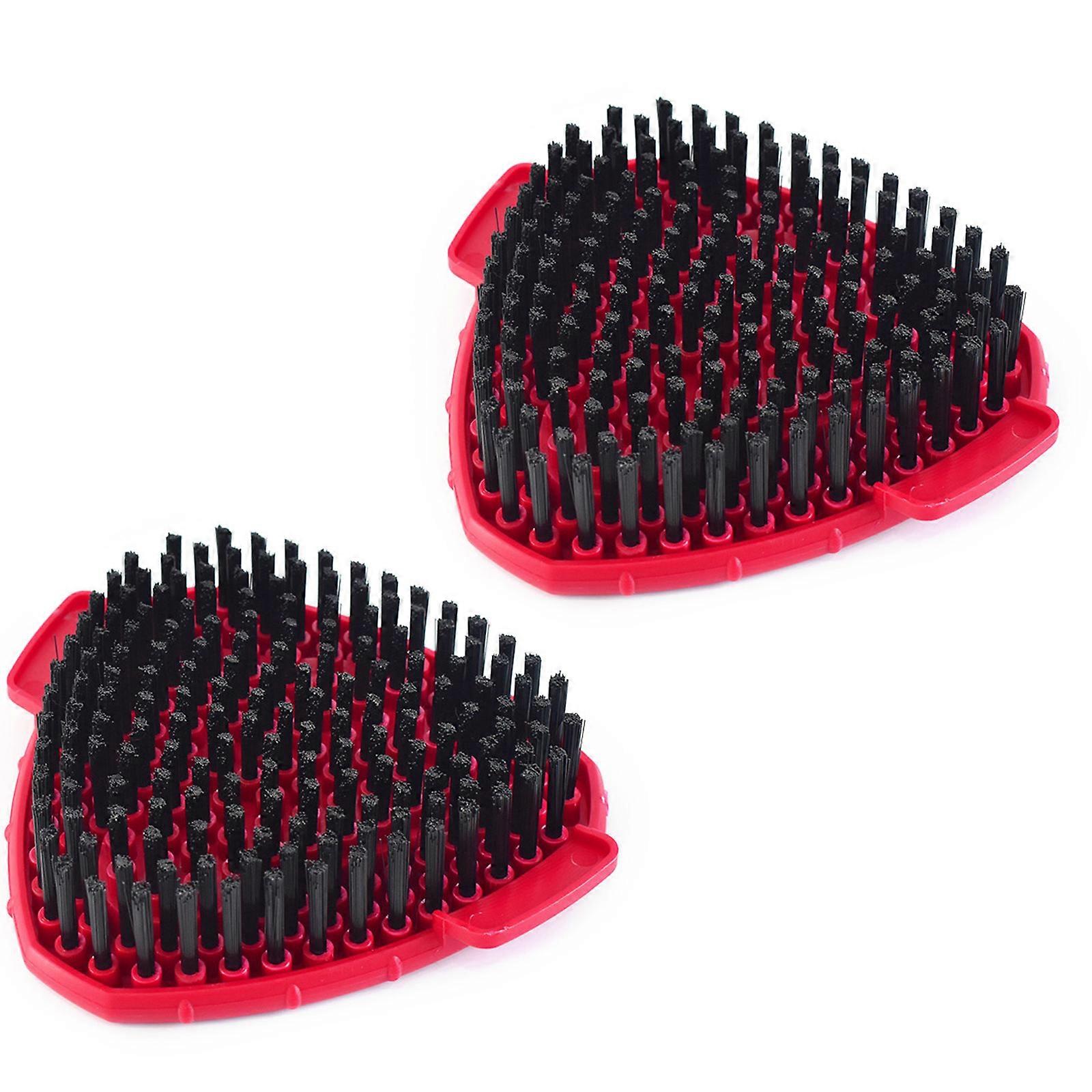 2pcs MultiSurfaces Mop Refills High Performances Microfiber Pad For Flat Mop Machine Washable Design Multicolor