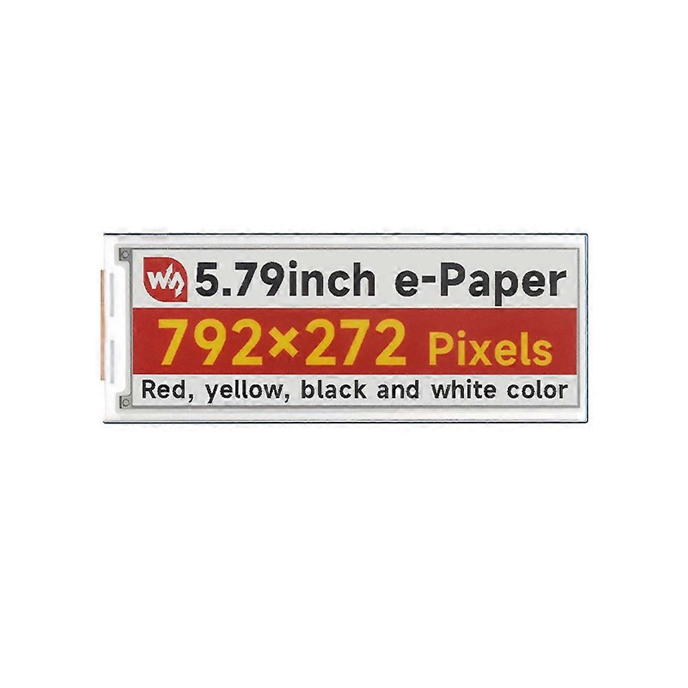 Waveshare 5.79Inch Ink Screen Electronic Paper 4 Color E-Ink Screen 792x272 Pixels SPI E-Ink Raw Display