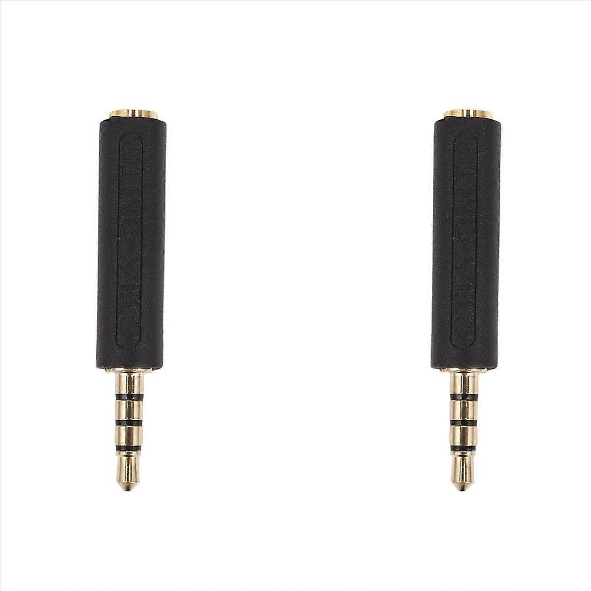 2X High Quality Rubber Earphone Adapter Convert OMTP to CTIA or CTIA to OMTP 3.5mm