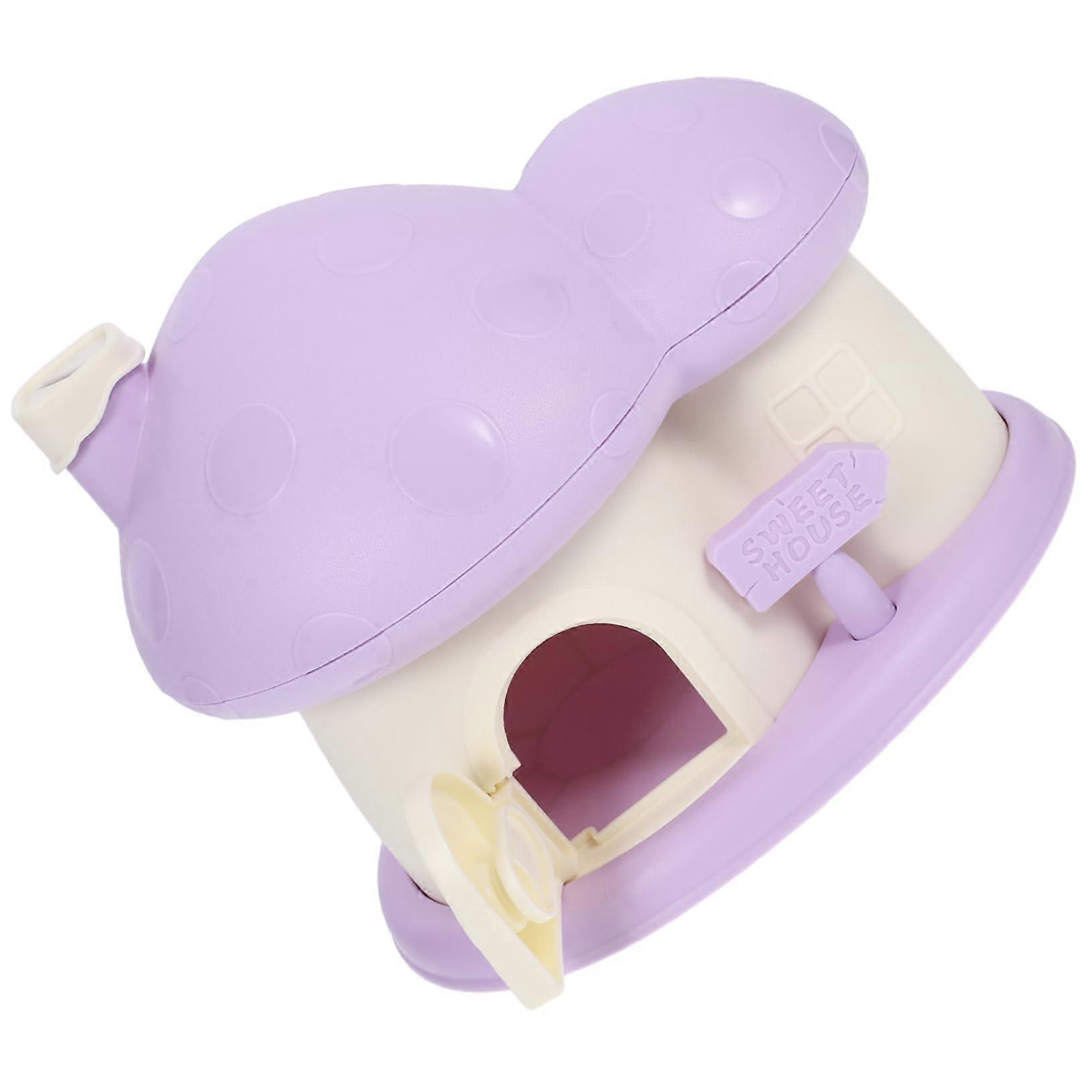 Mushroom Piggy Bank Coin Savings Jar with Cute Cartoon Design for Desktop or Bookshelf Decor