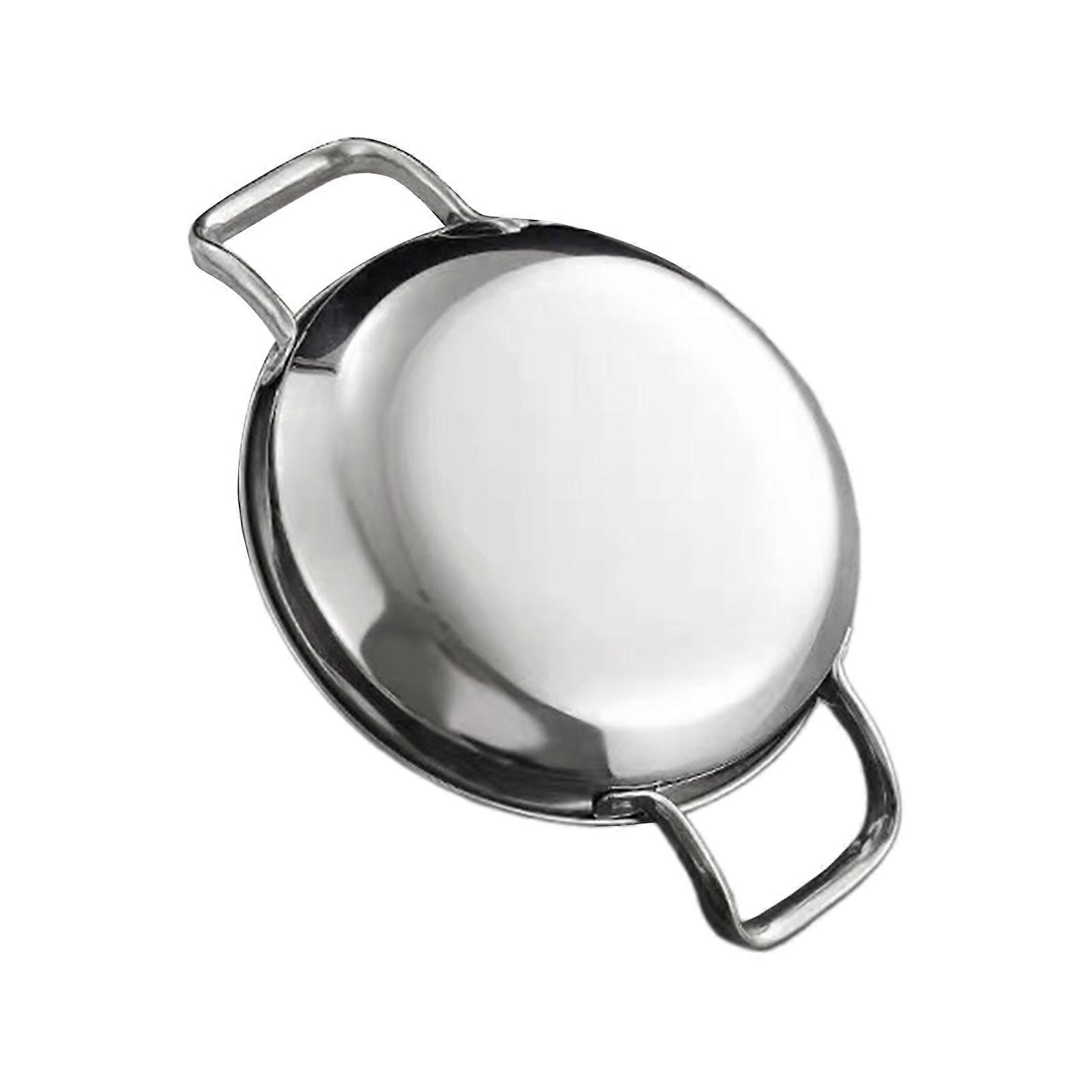 Practical Double Handle Cooking Pans Even Heat Distribution Frying Pans Convenient Pans for Various Cooking Techniques Multicolor