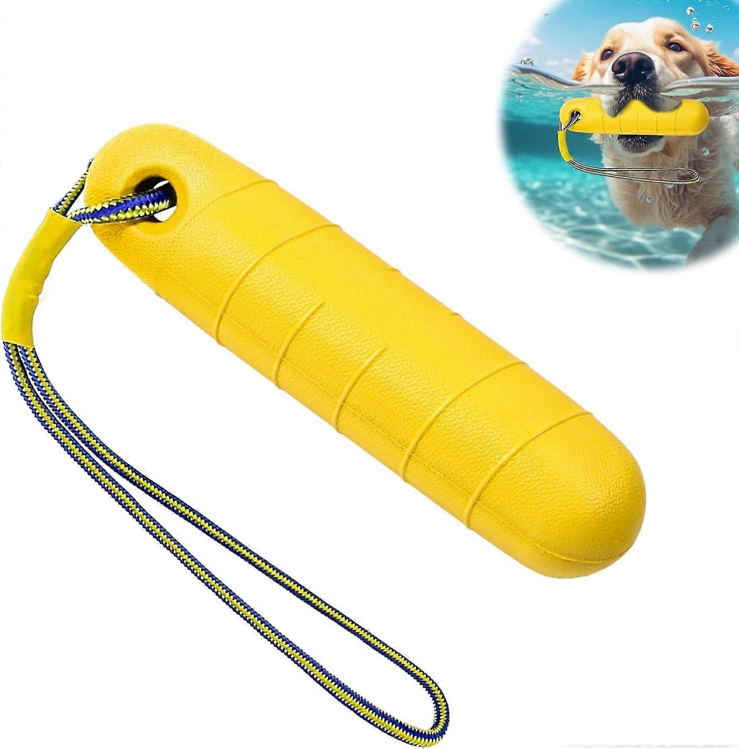 Interactive Dog Water Toy with Nylon Rope, Floating Dog Toys for Water Fetch, Training Bumpers for Small, Medium, Large Dogs