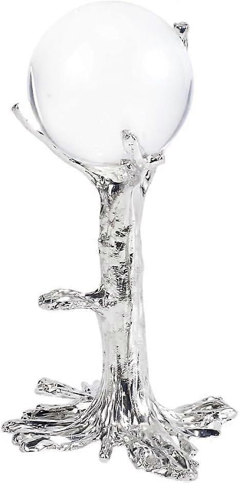 Ball Stand Tree Shape Sphere Display Stand Platinum Alloy Holder for Ornament Rack Balls 3x3.3x5.1inch