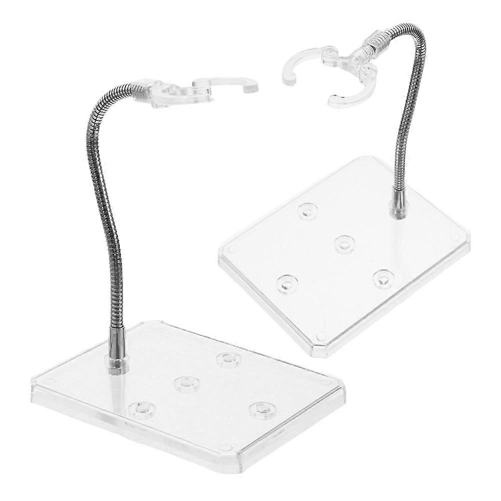Model Doll Stands Display Holder for Action Figure with Adjustable Supports 2Pcs